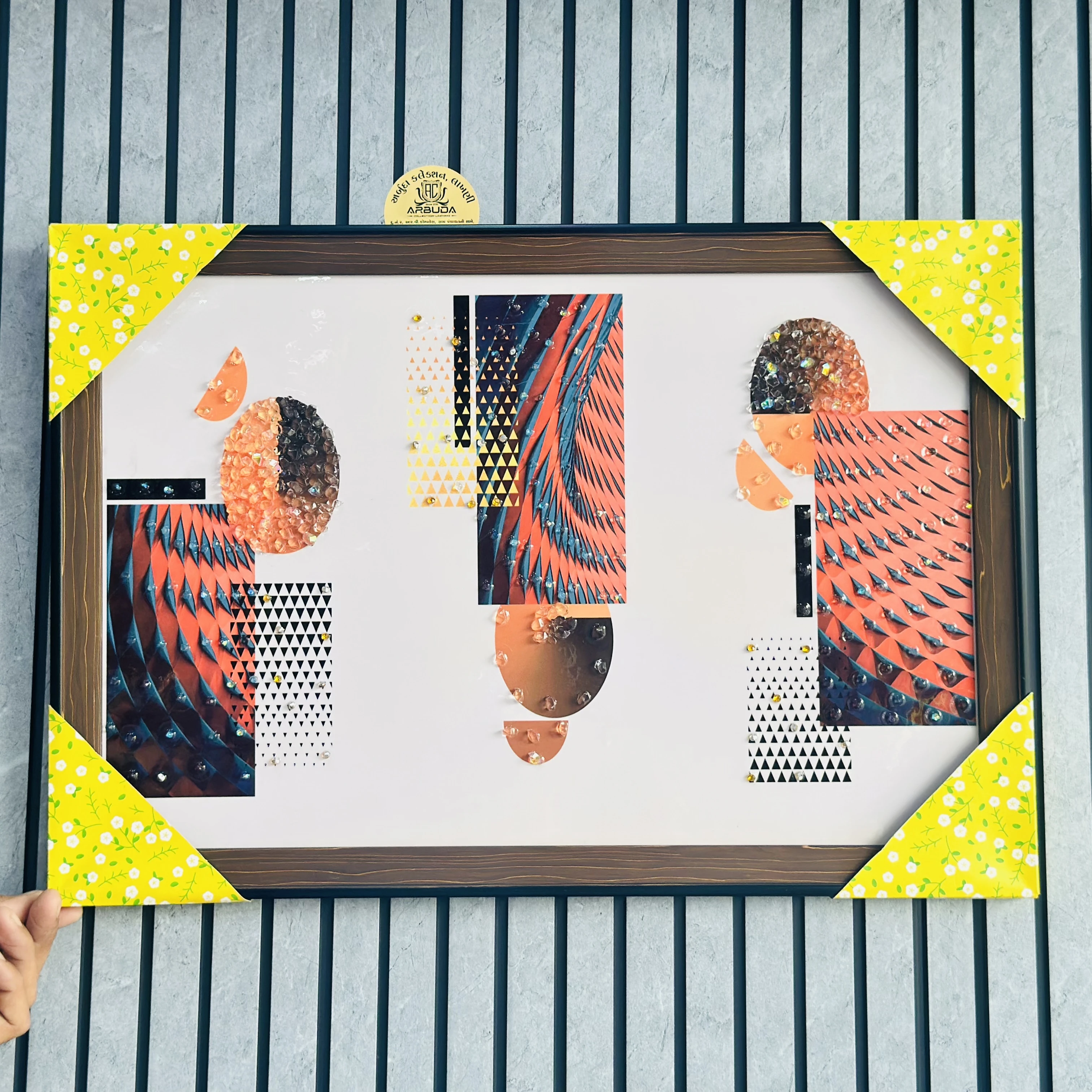 Mixed -Media artwork(SKU-OR4INC)