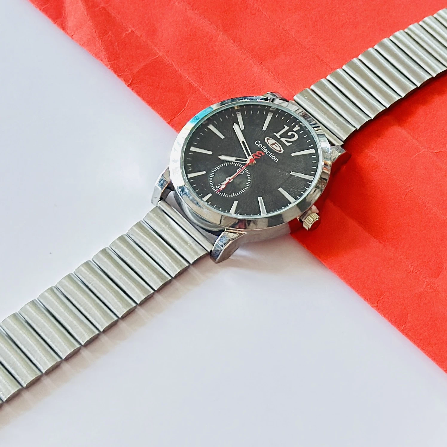 Silver Coloured Analogue Watch