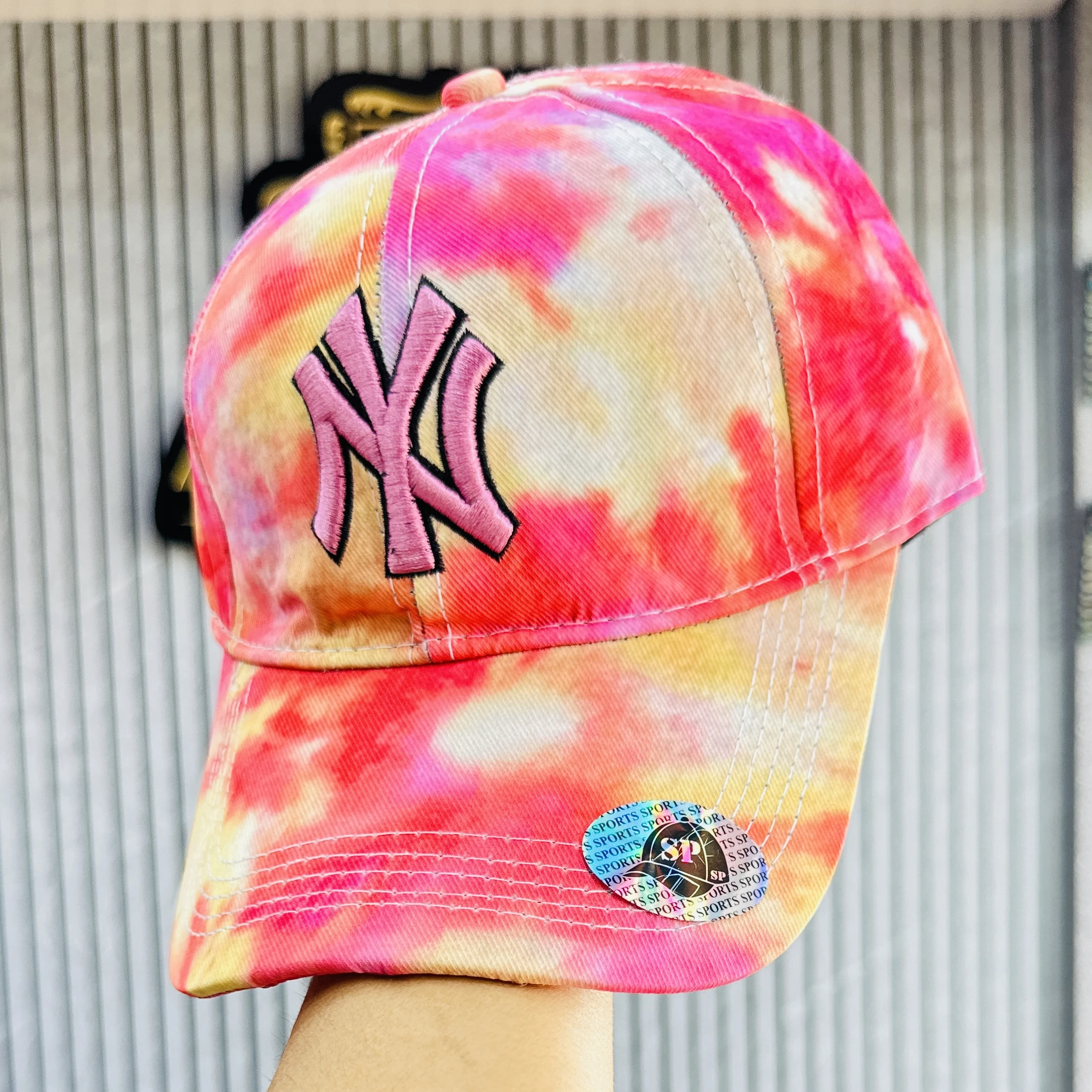 New York Yankees Tie Dye Clean Up MF Multi Dad Cap.