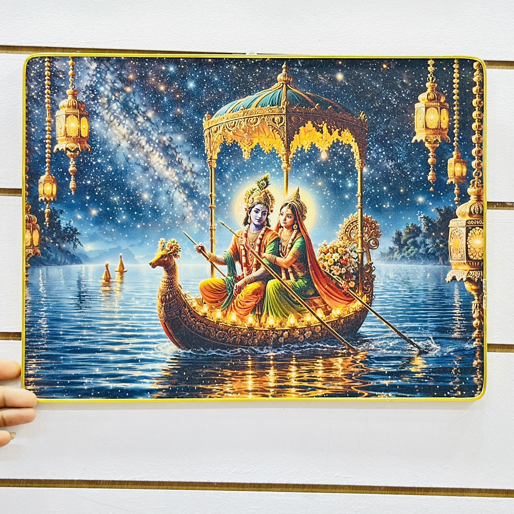 Radha Krishna wall painting….. JIIIUJ