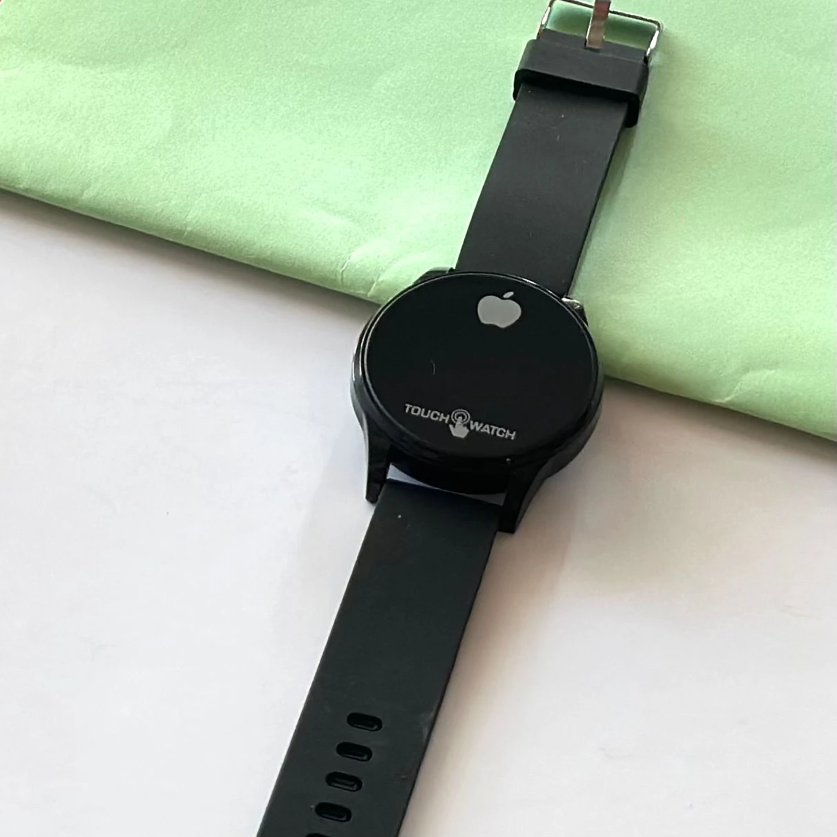 Kids digital watch with a silicone strap