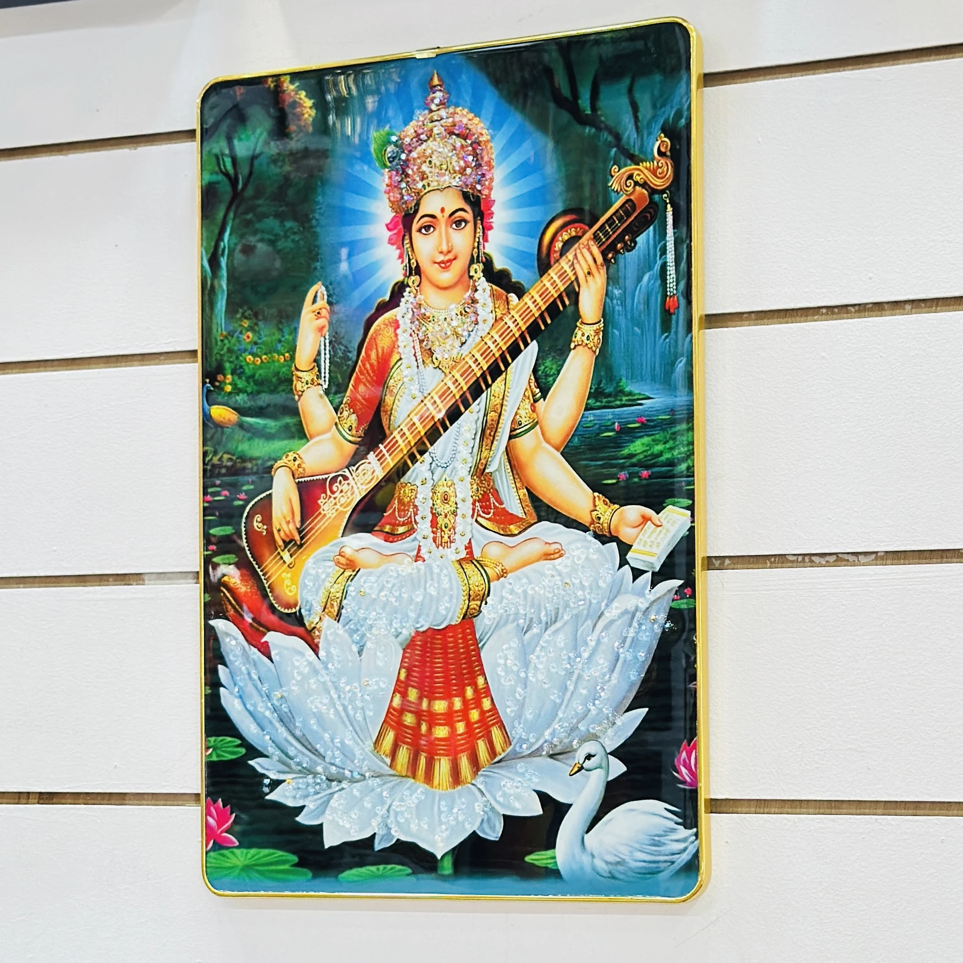 Hindu goddess Saraswati,……STF5PN