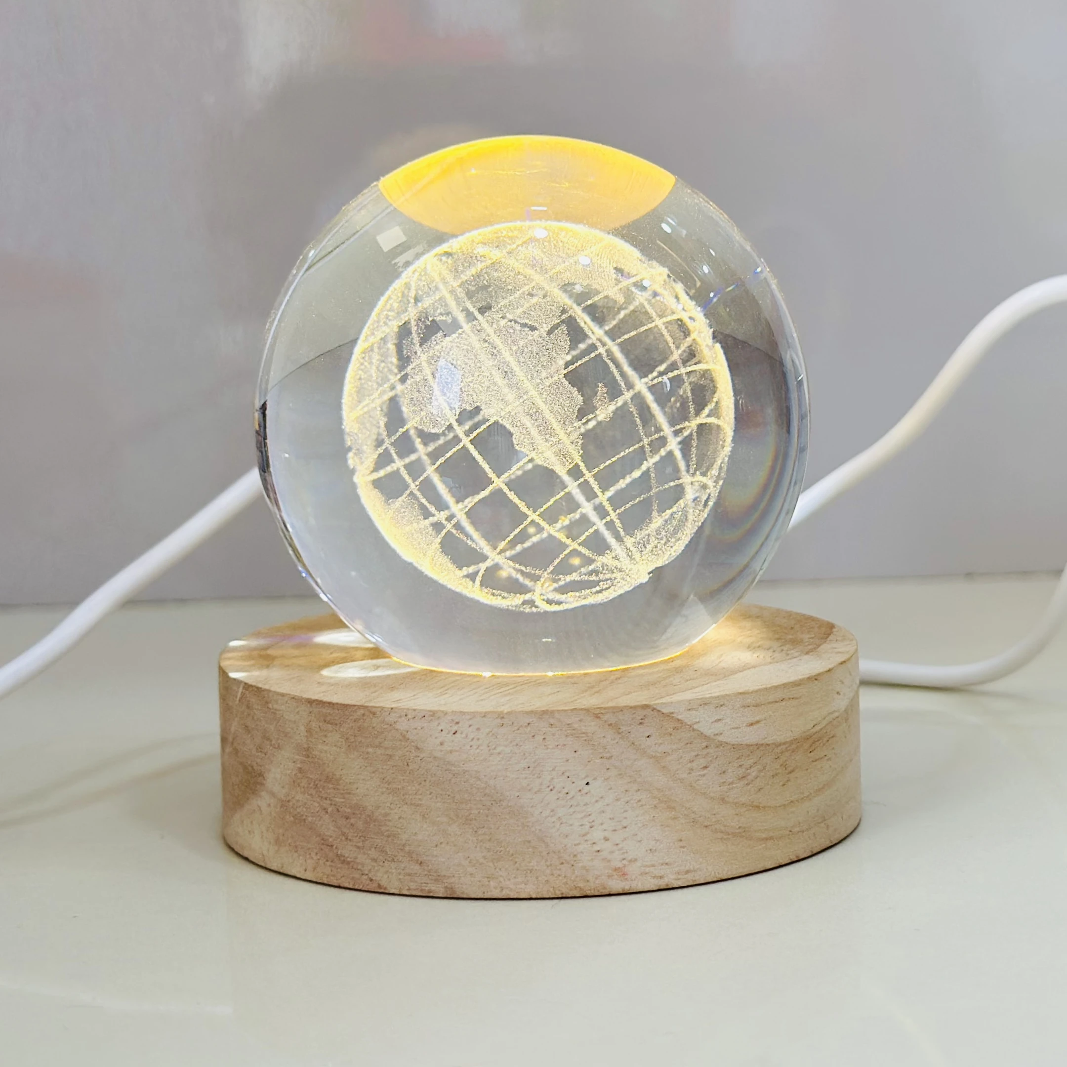 LED Galaxy Crystal Ball(SKU-Q65M6L)