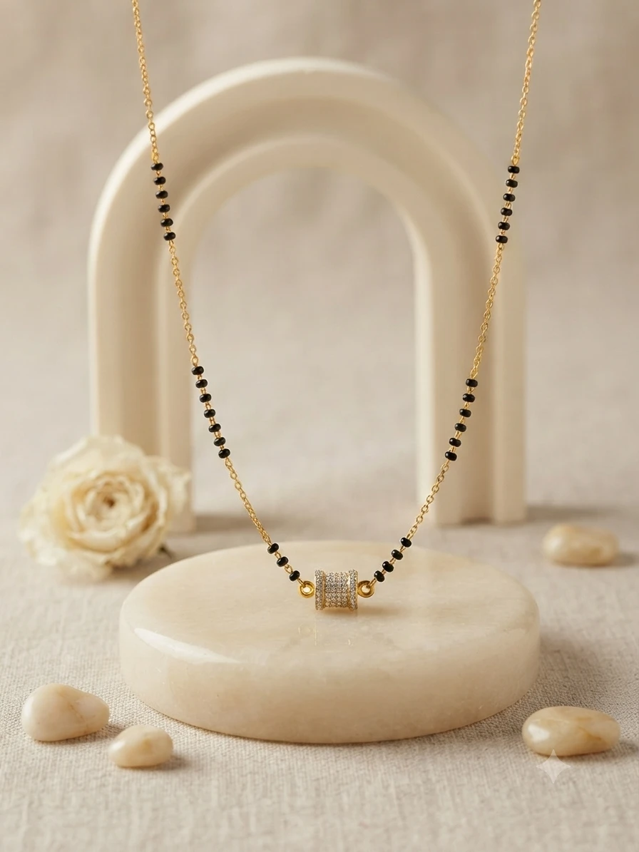 modern Indian Bollywood-style mangalsutra