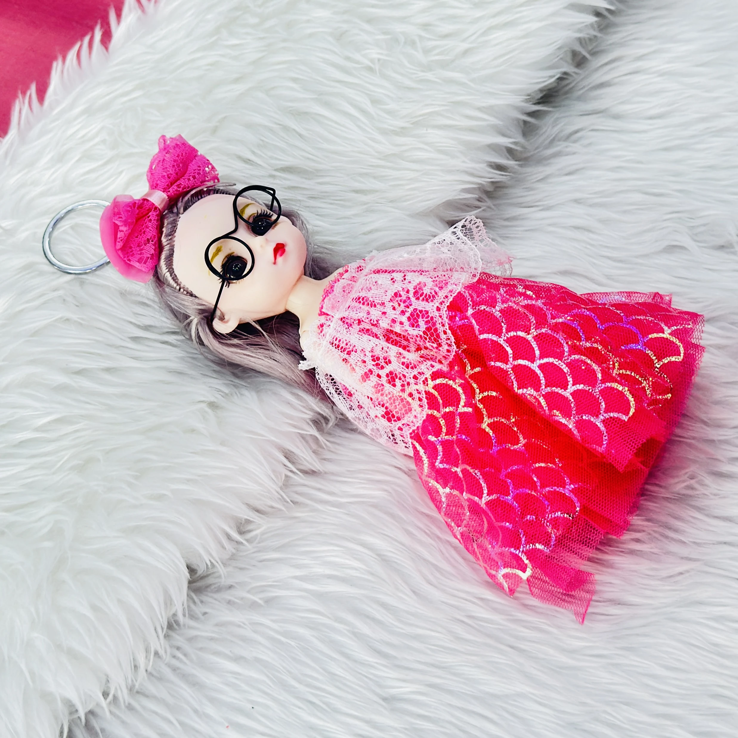 fashionable doll keychain
