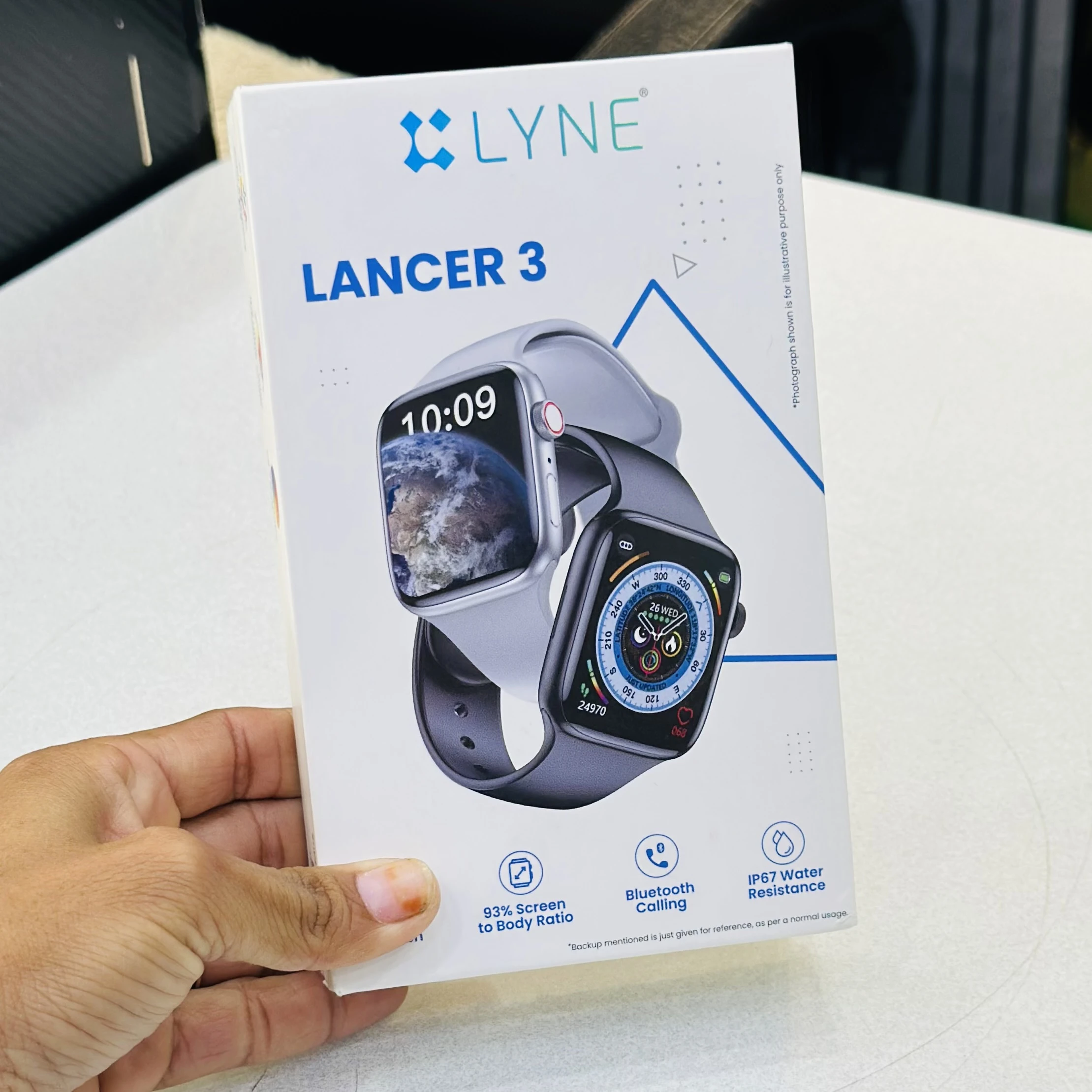 Lyne Lancer 3 smartwatch…. Model No…LANCER 3