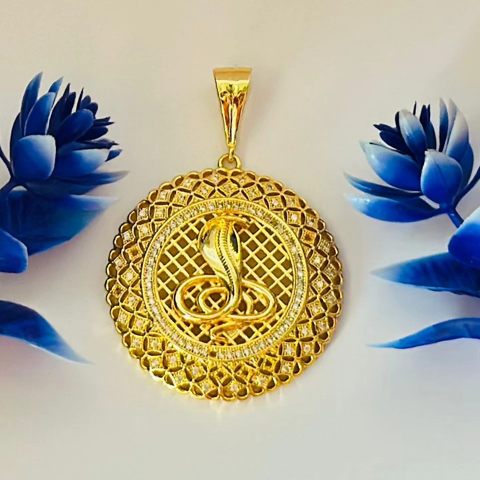 Gold plated pendant