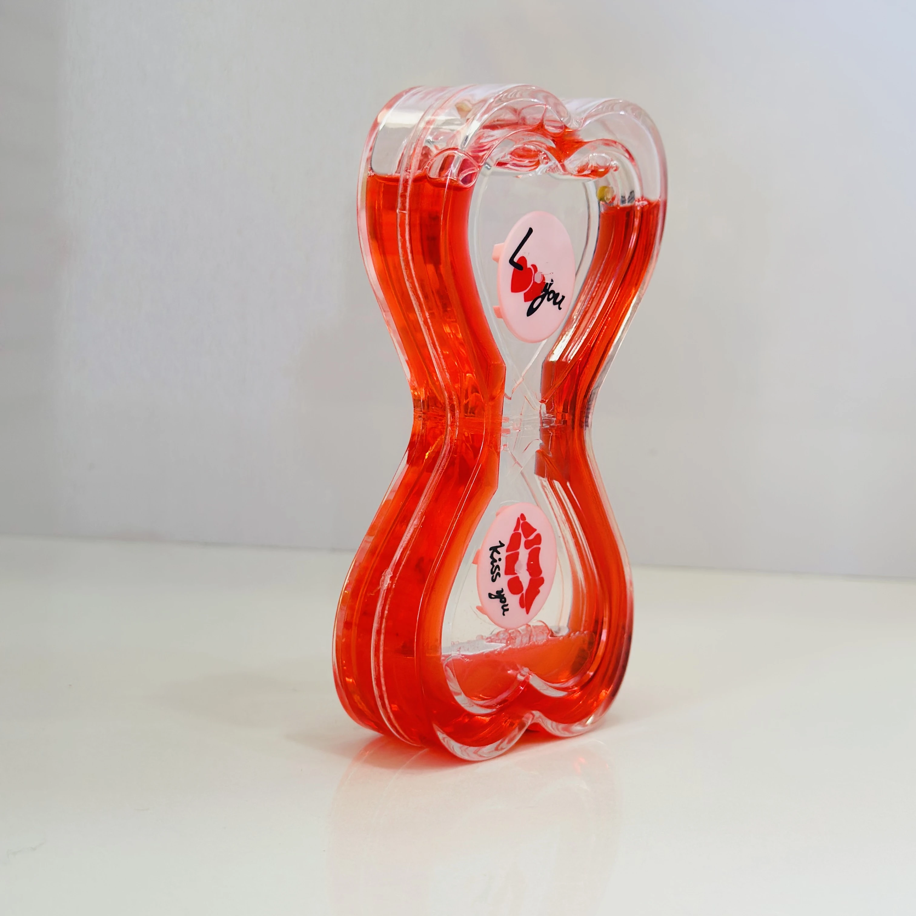 Decorative liquid hourglass(SKU-SU89VE)