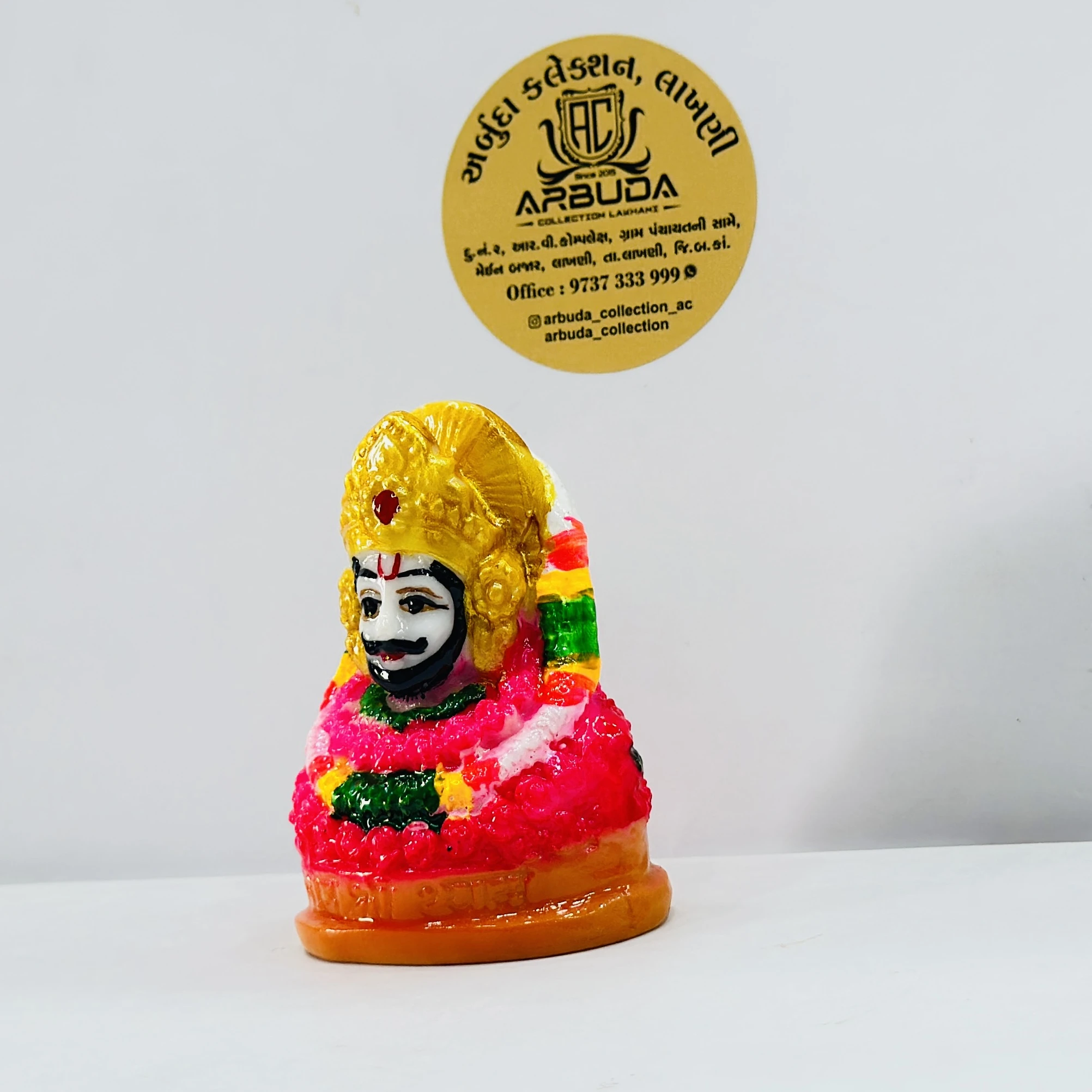 colorful Khatu Shyam Baba idol,