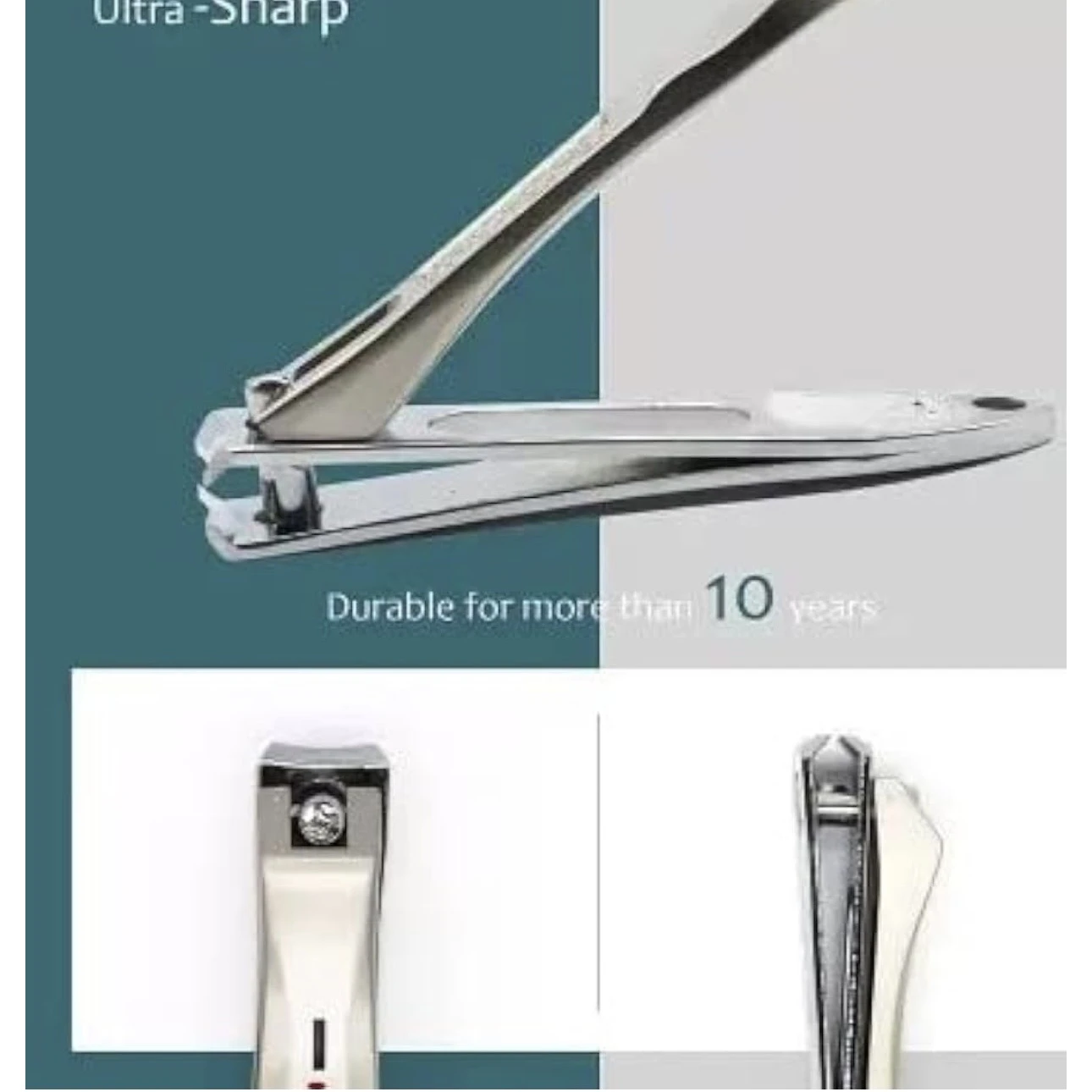 OMUDA Stainless Steel Sharp Stylish Nail Clipper