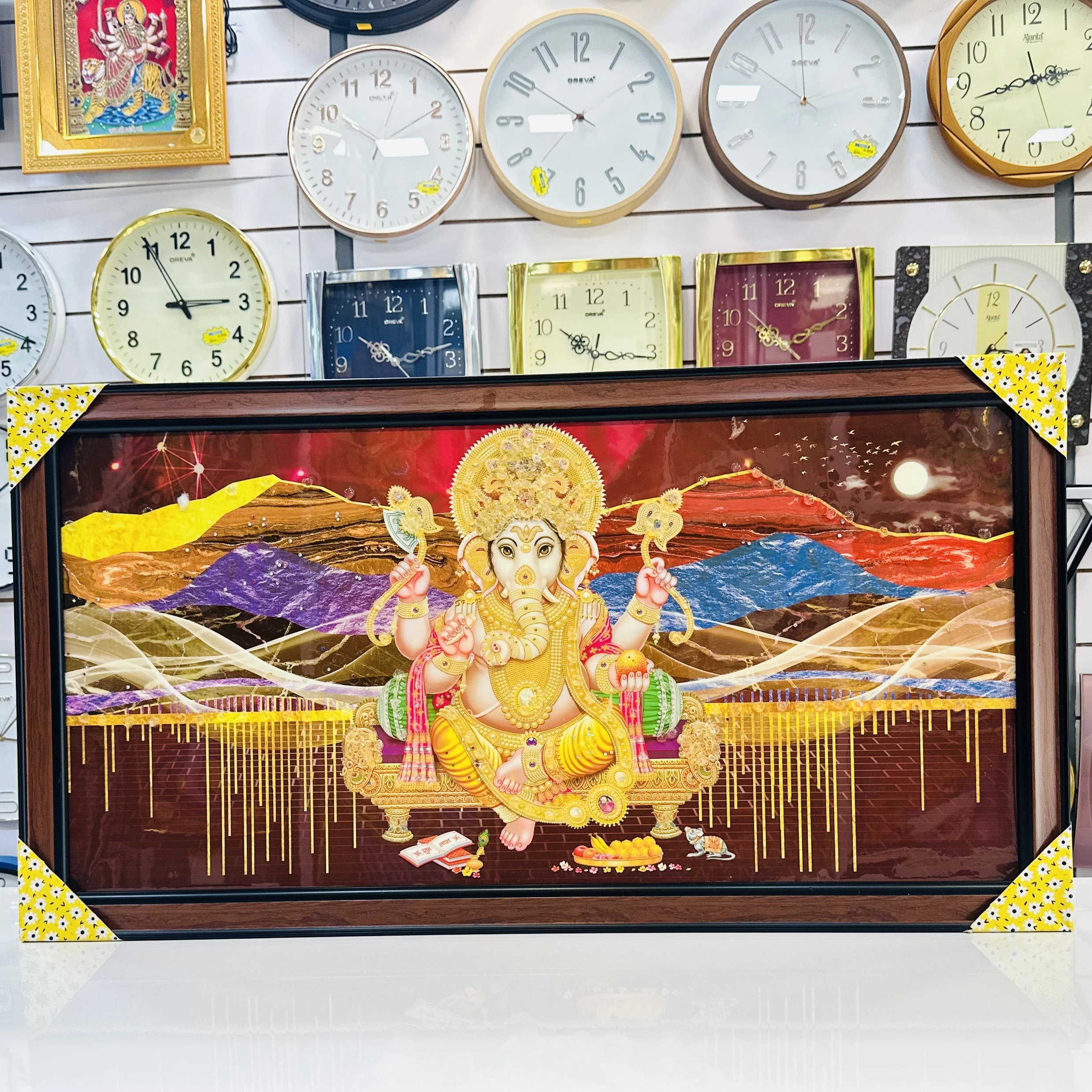 Ganpati bapa Frame (SKU-3WA484)