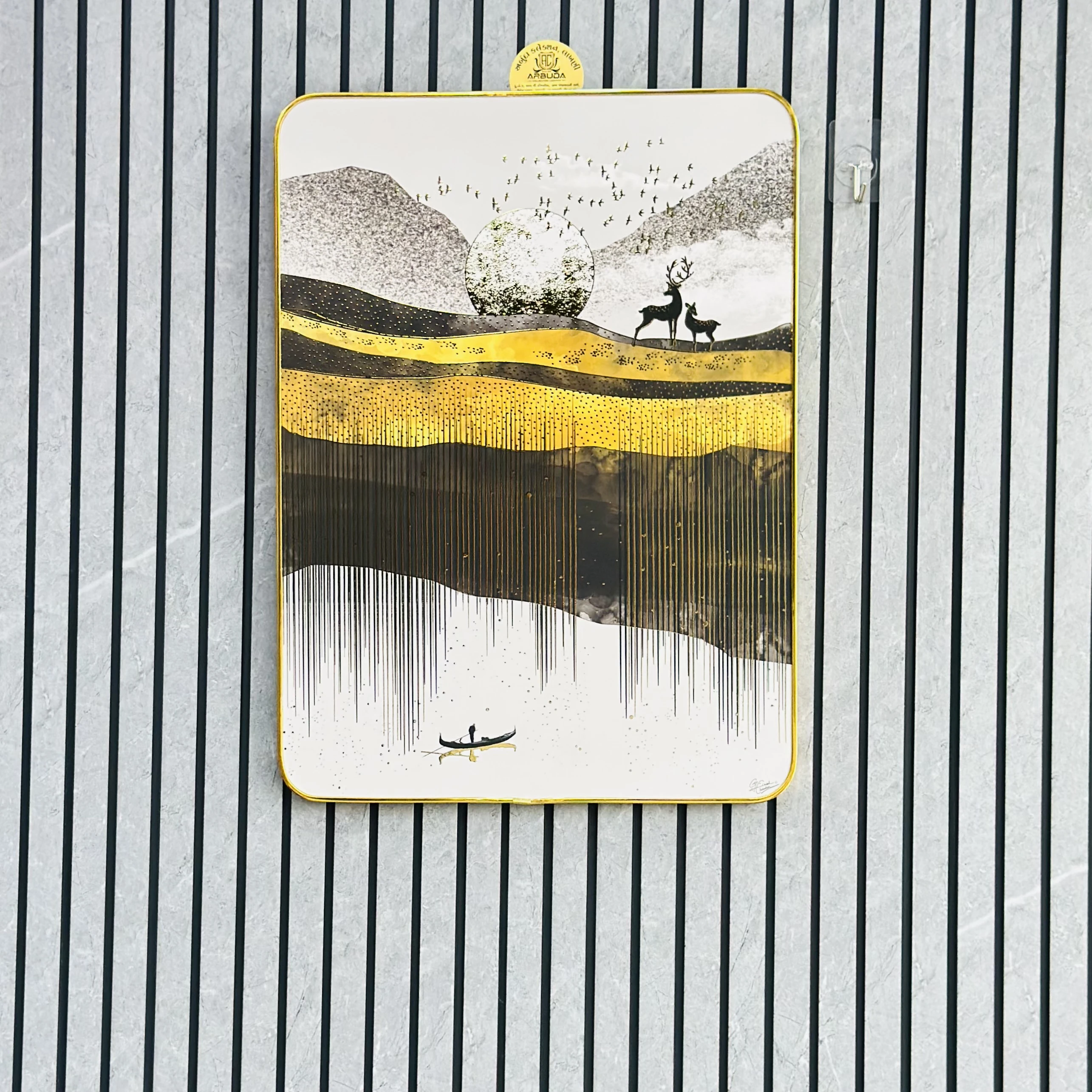 Decorative wall painting(SKU-3SJN54)