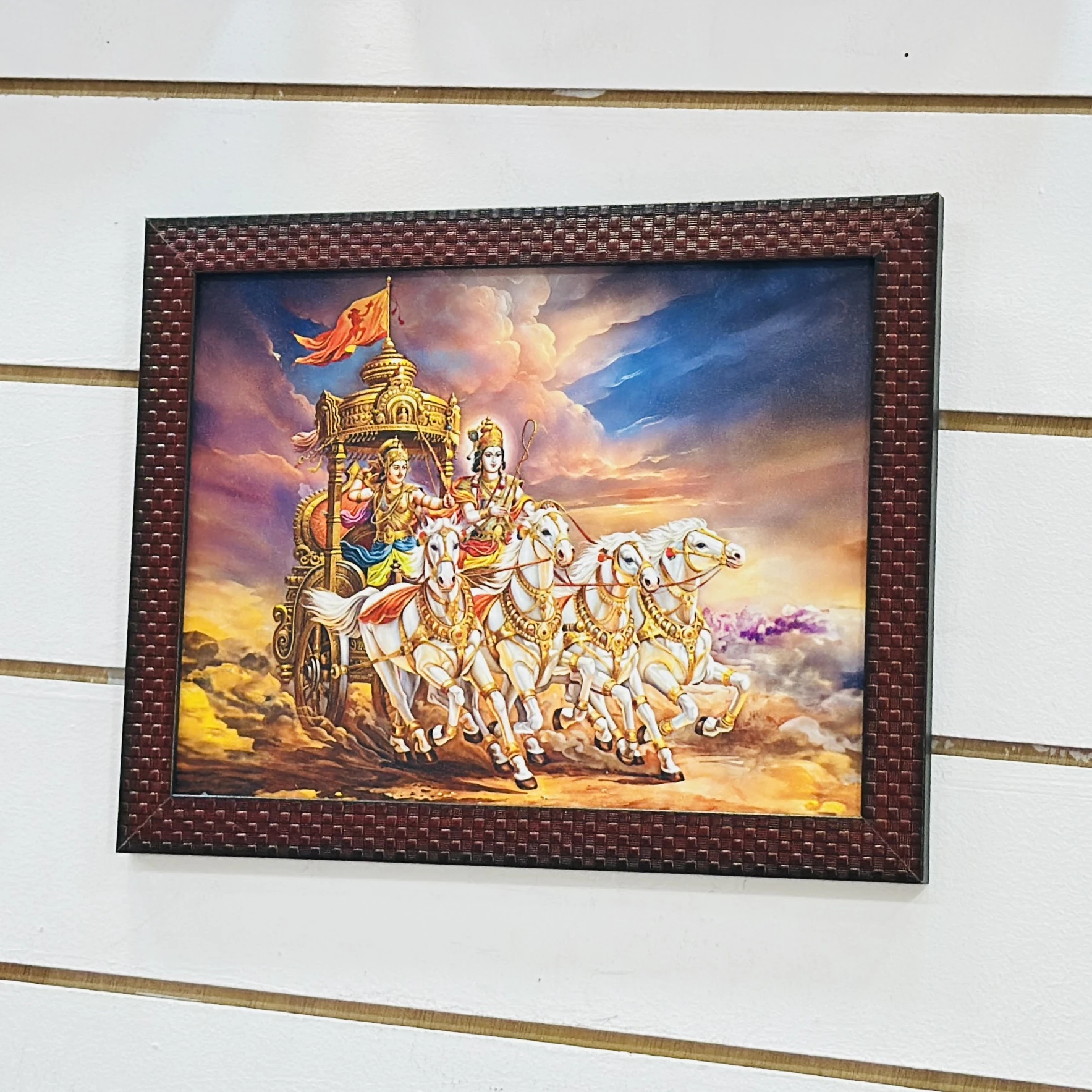 "Krishna Arjun Rath" painting. LYDLAW