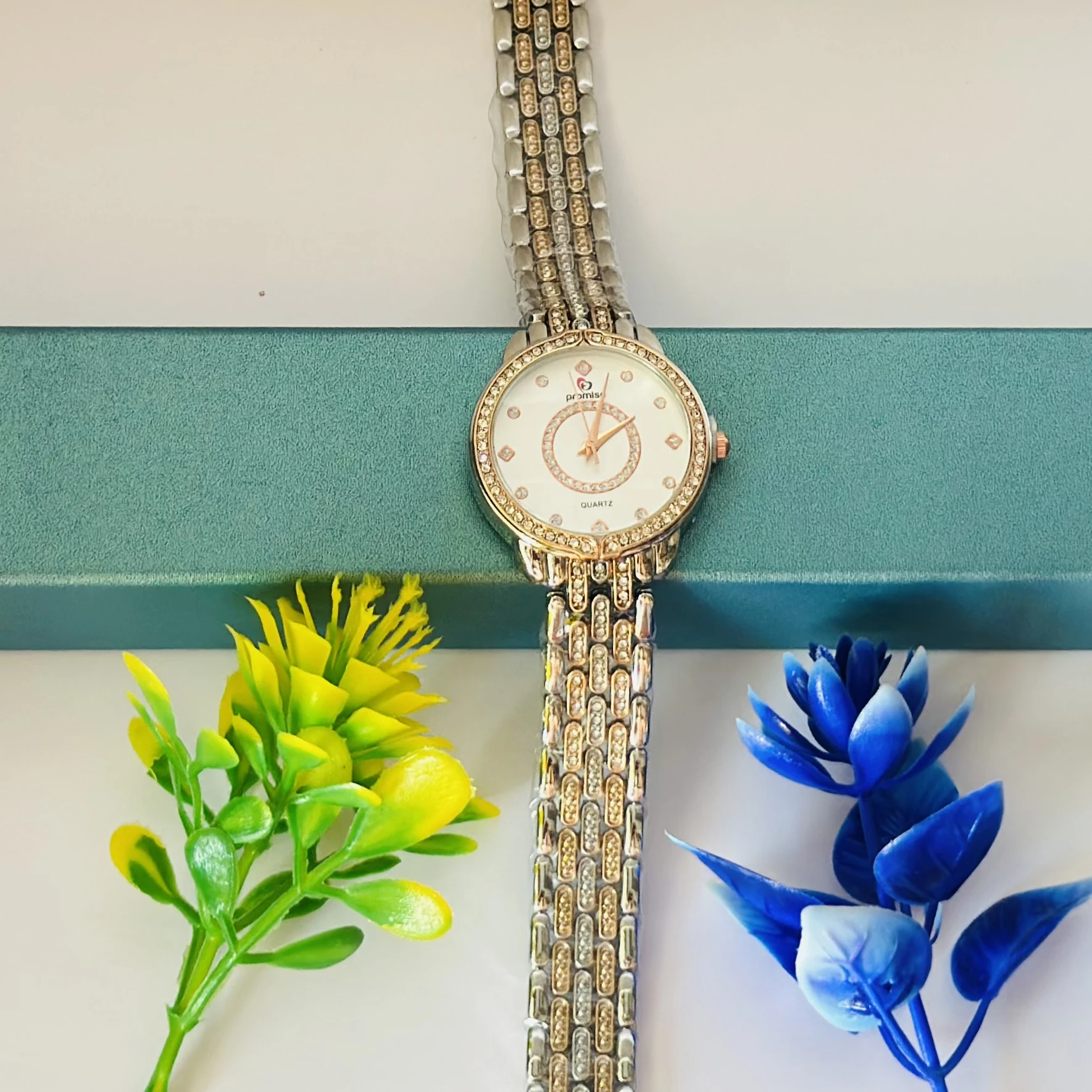 Women’s two-tone diamond watch