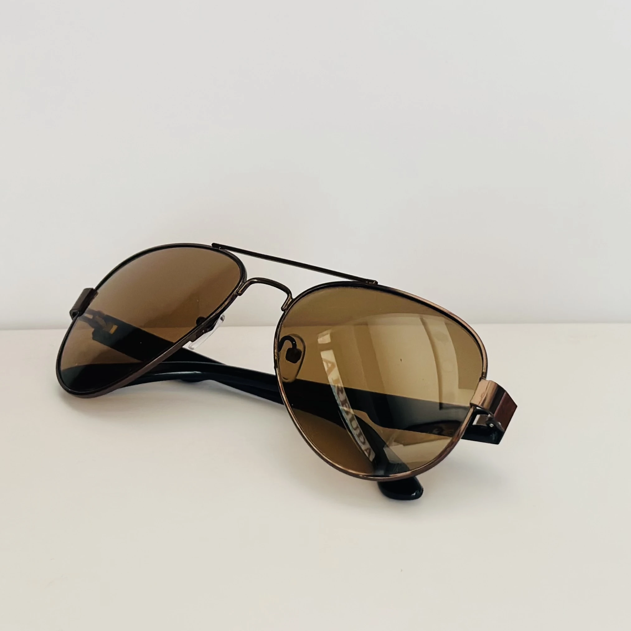 Black aviator sunglasses