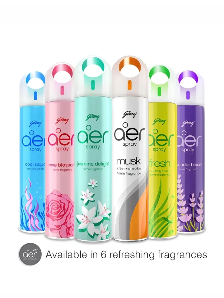 Godrej aer spray in the Rose Blossom fragrance.