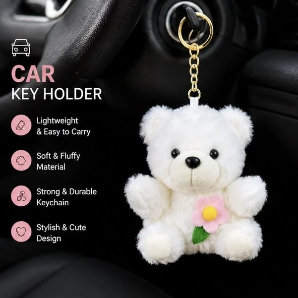 Taddy bear keychain