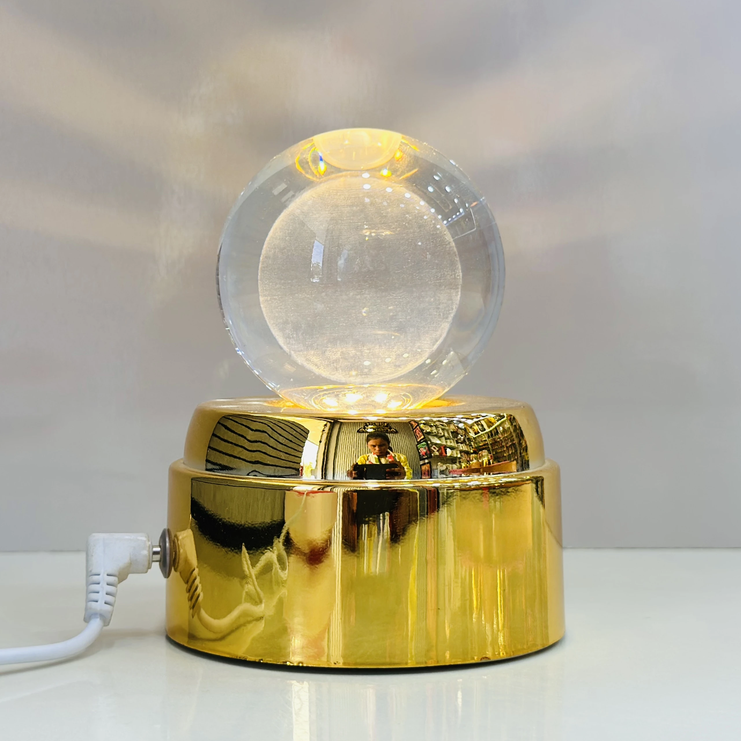 LED Galaxy Crystal Ball(SKU-YUD3HC)