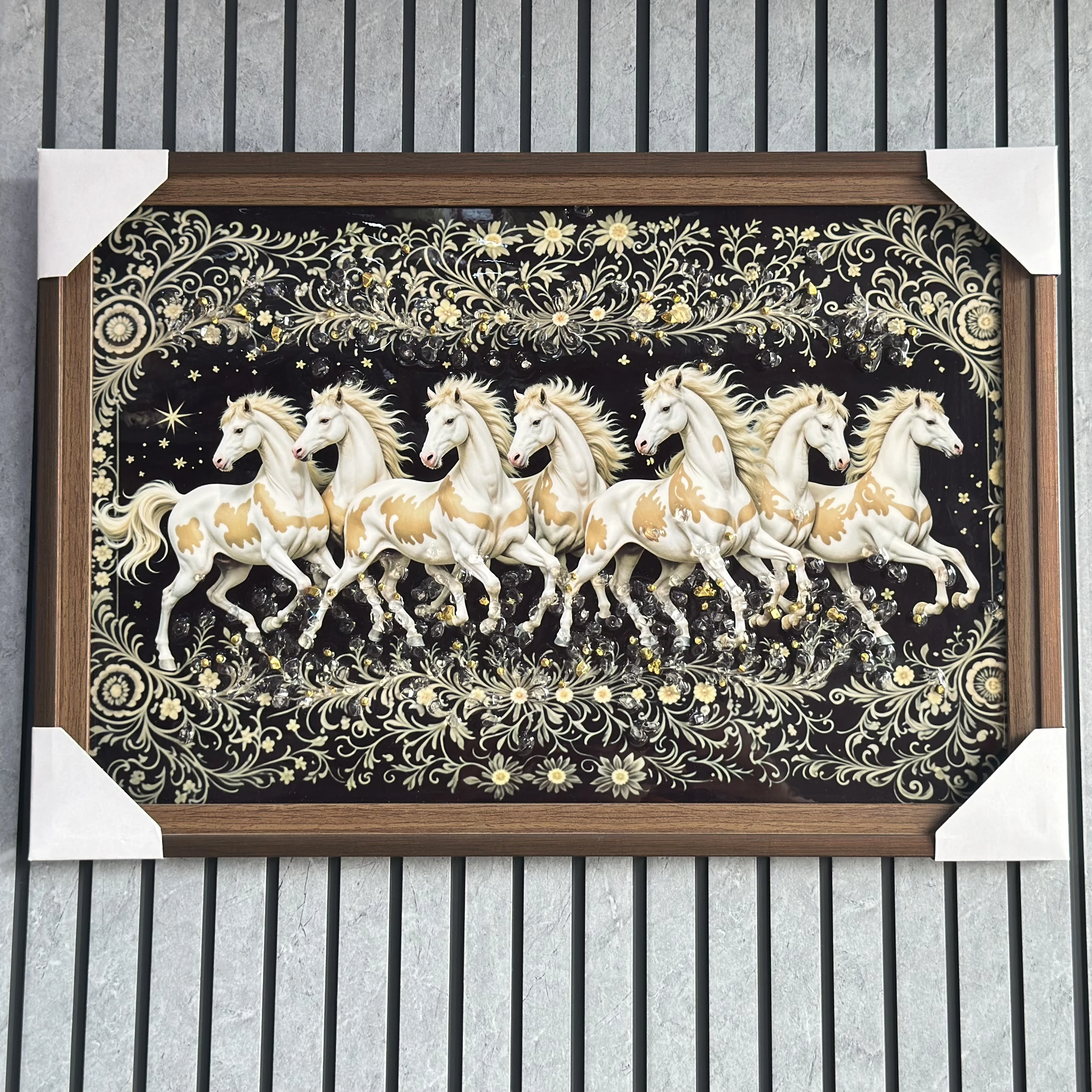 Vastu painting of seven running ? (SKU-H0PNN3)