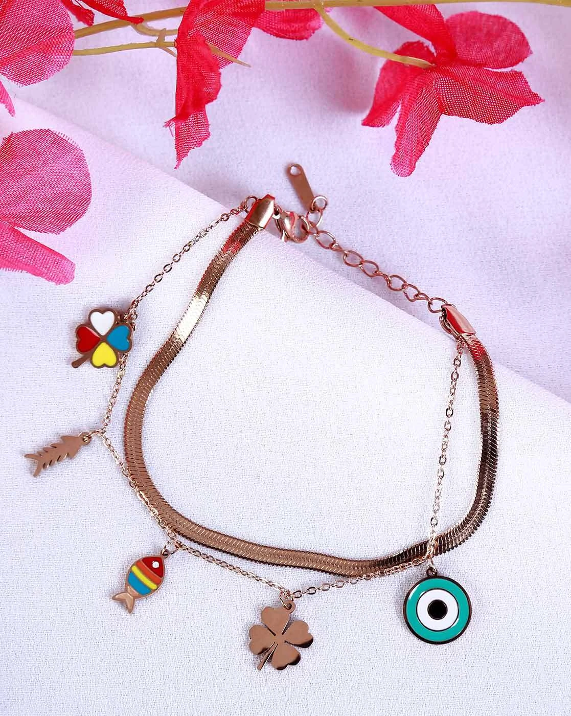 Gold plated bracelet