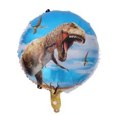 PartyPal  dinosaur-themed foil balloon.