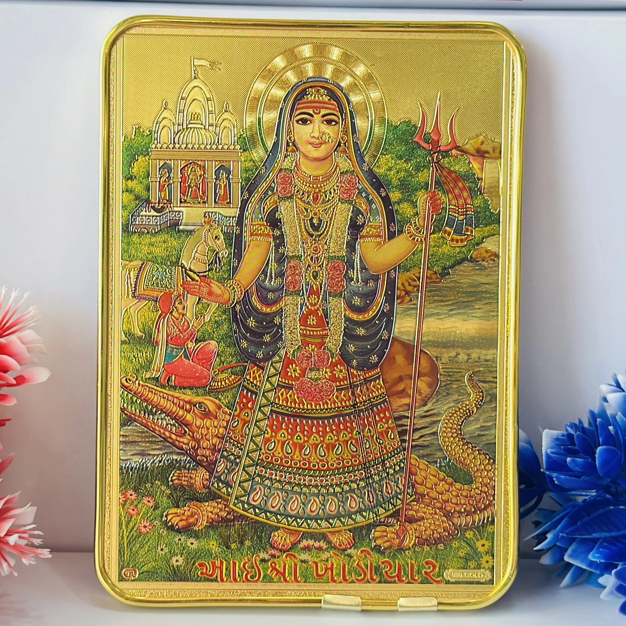 Hindu folk goddess Khodiyar Maa.