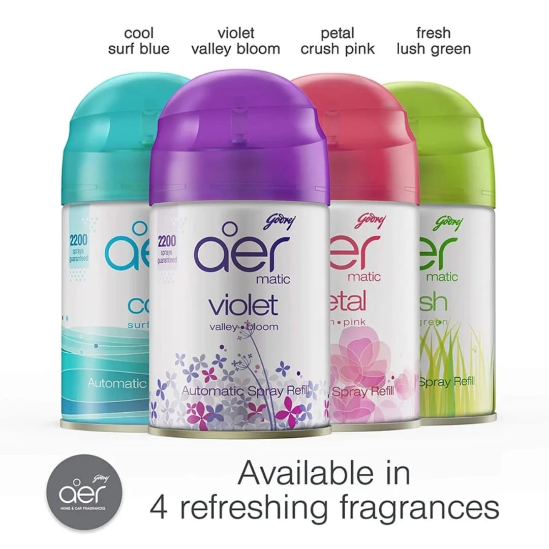 Godrej aer matic (petal crush .pink)