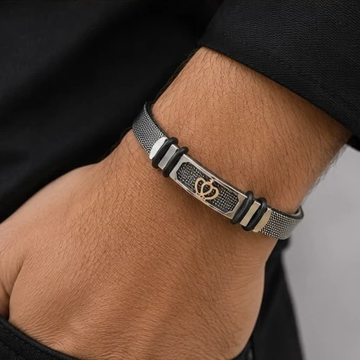 Men Style stainless steel mesh bracelet
