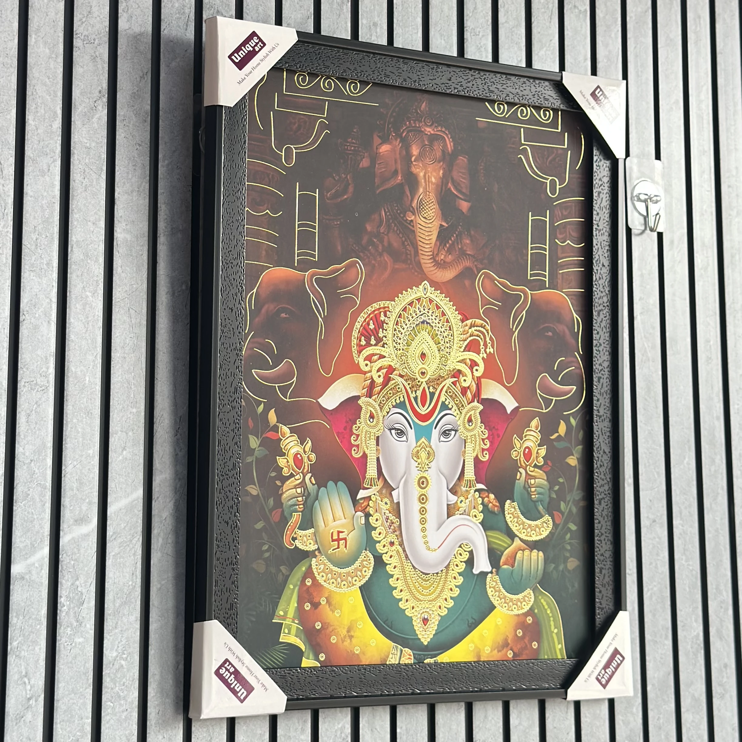 Lord Ganesha LED backlit photo frame(SKU-7YFE9D)