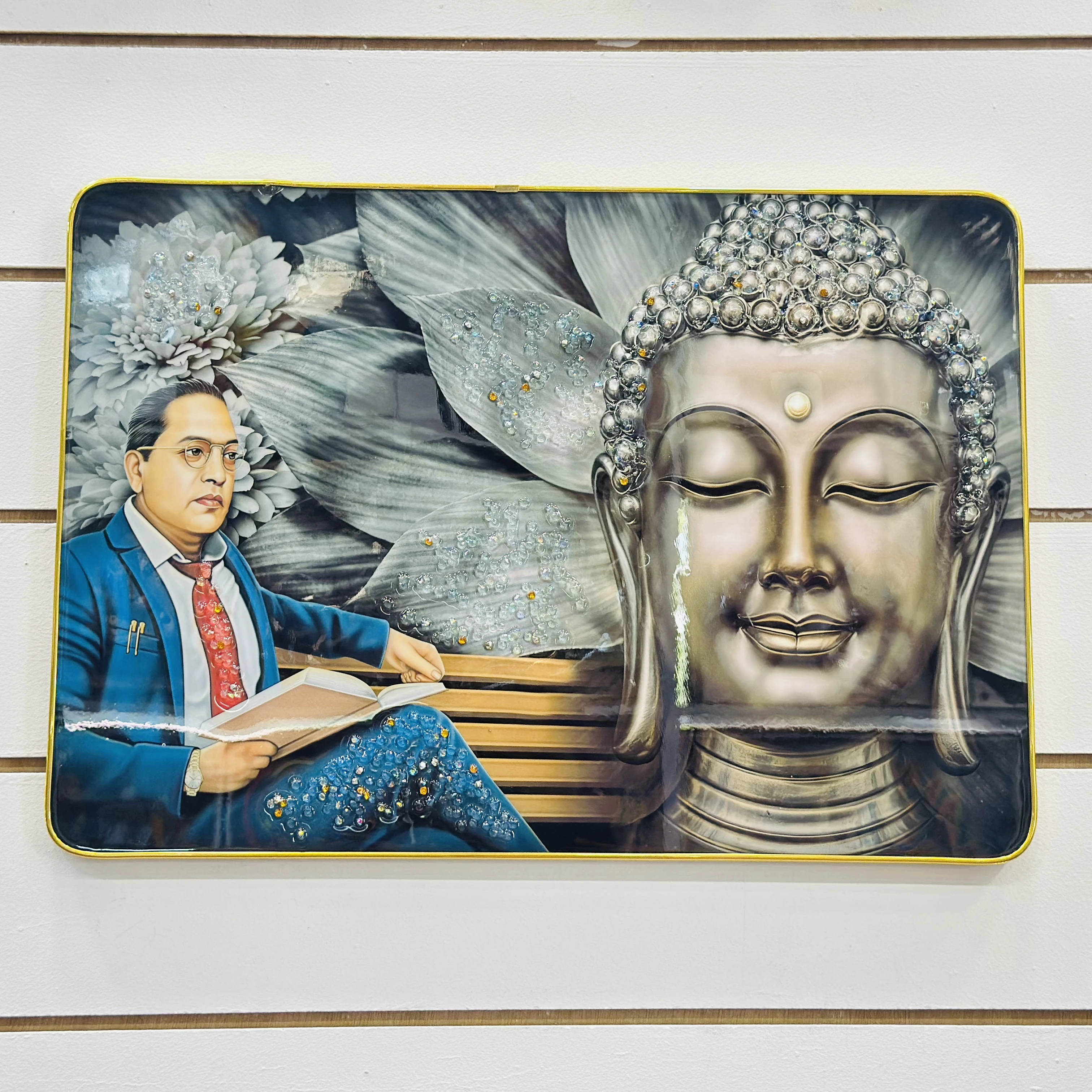 Dr. B. R. Ambedkar and Buddha Photo Frames(SKU-C4P33L)