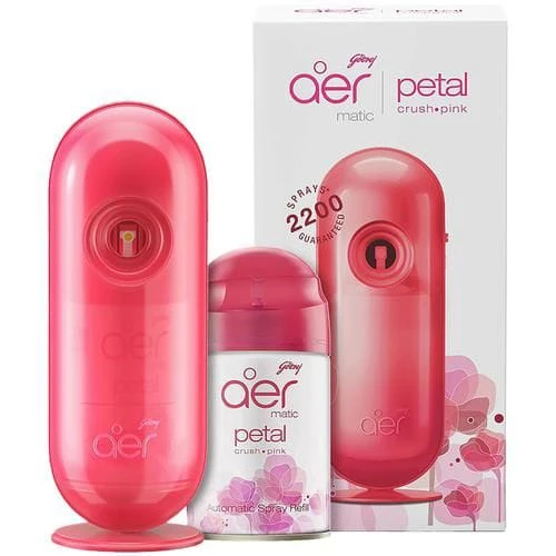 Godrej aer matic (petal crush .pink)