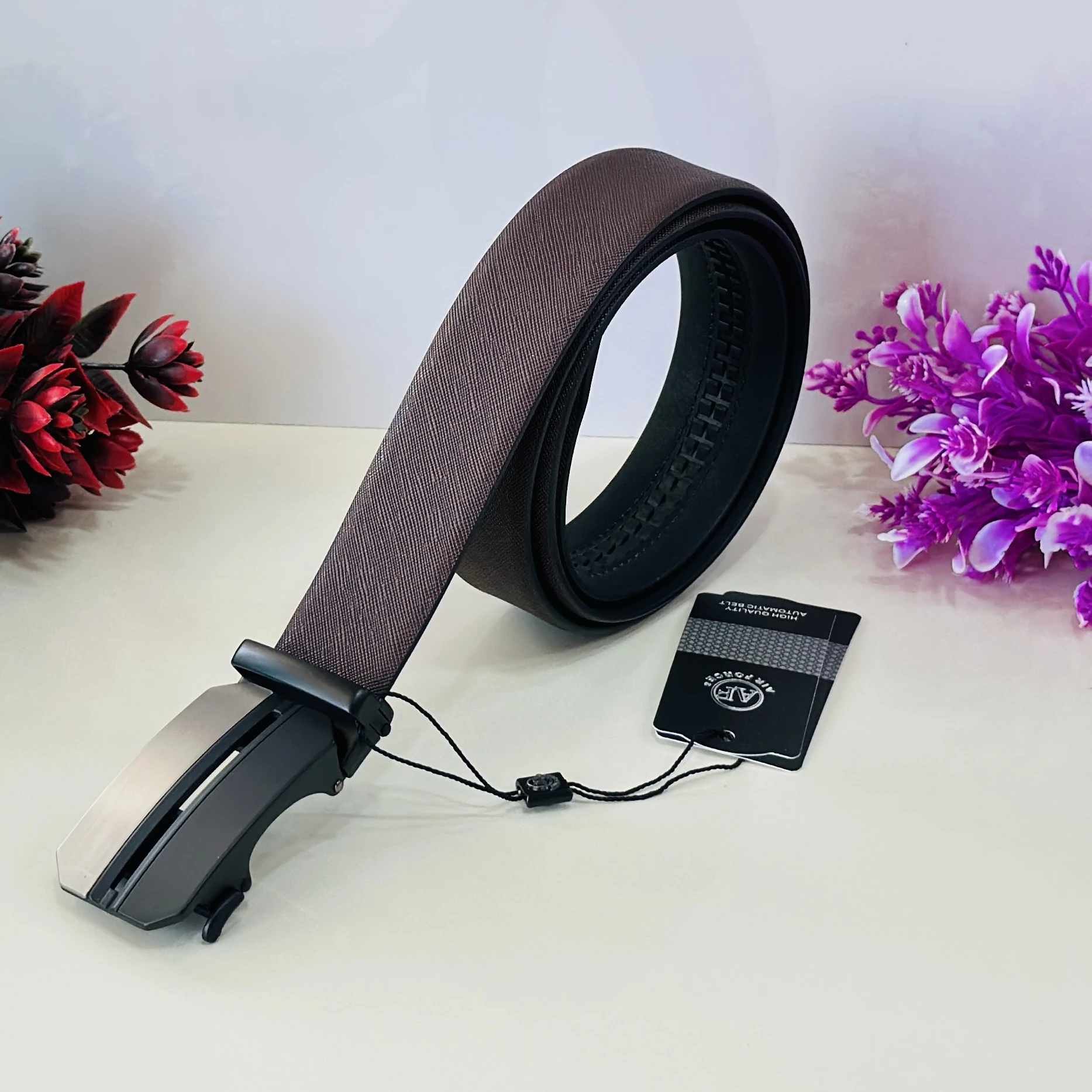 Belt is made of high quality leather