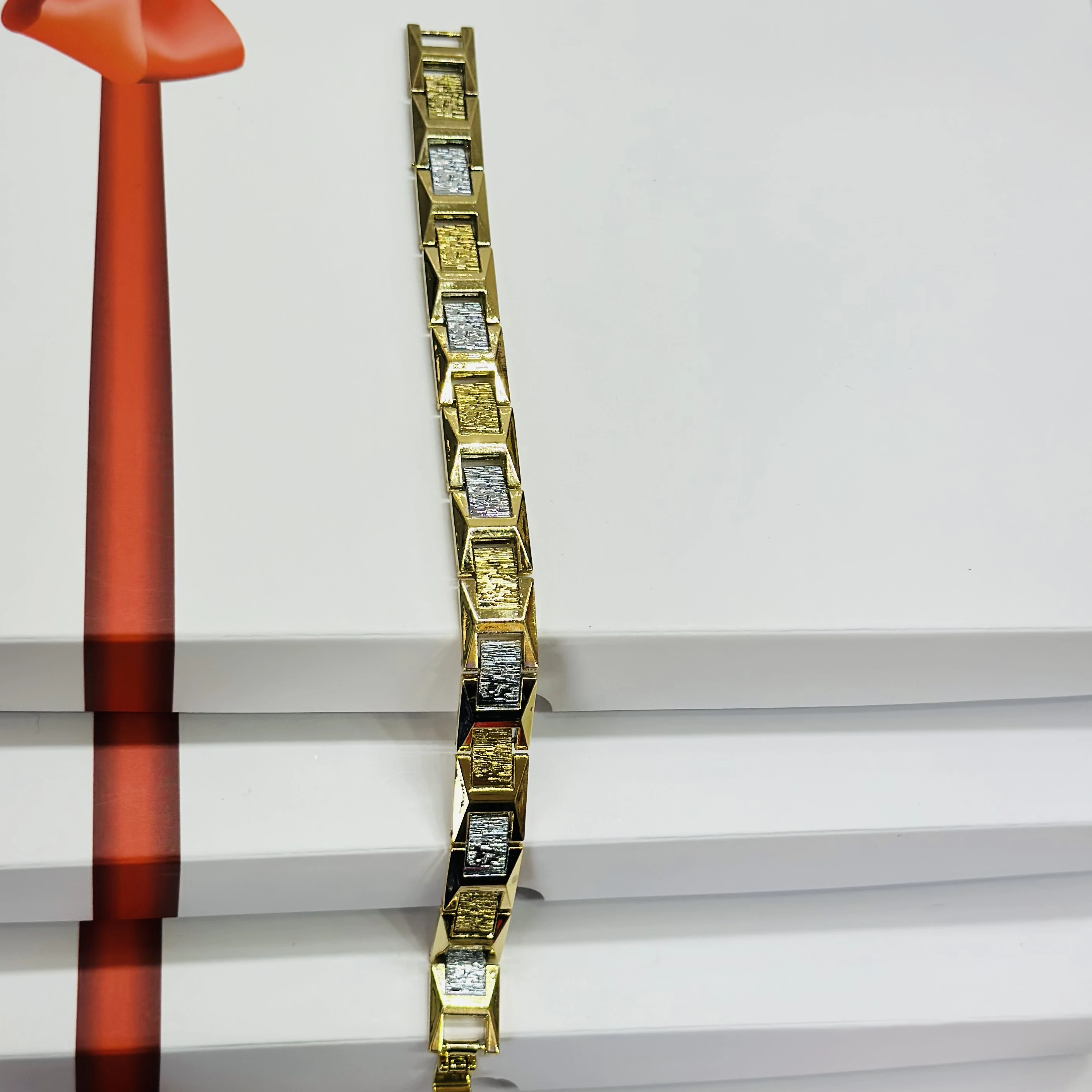 1 GRAM GOLD DIAMOND BRACELET FOR MEN