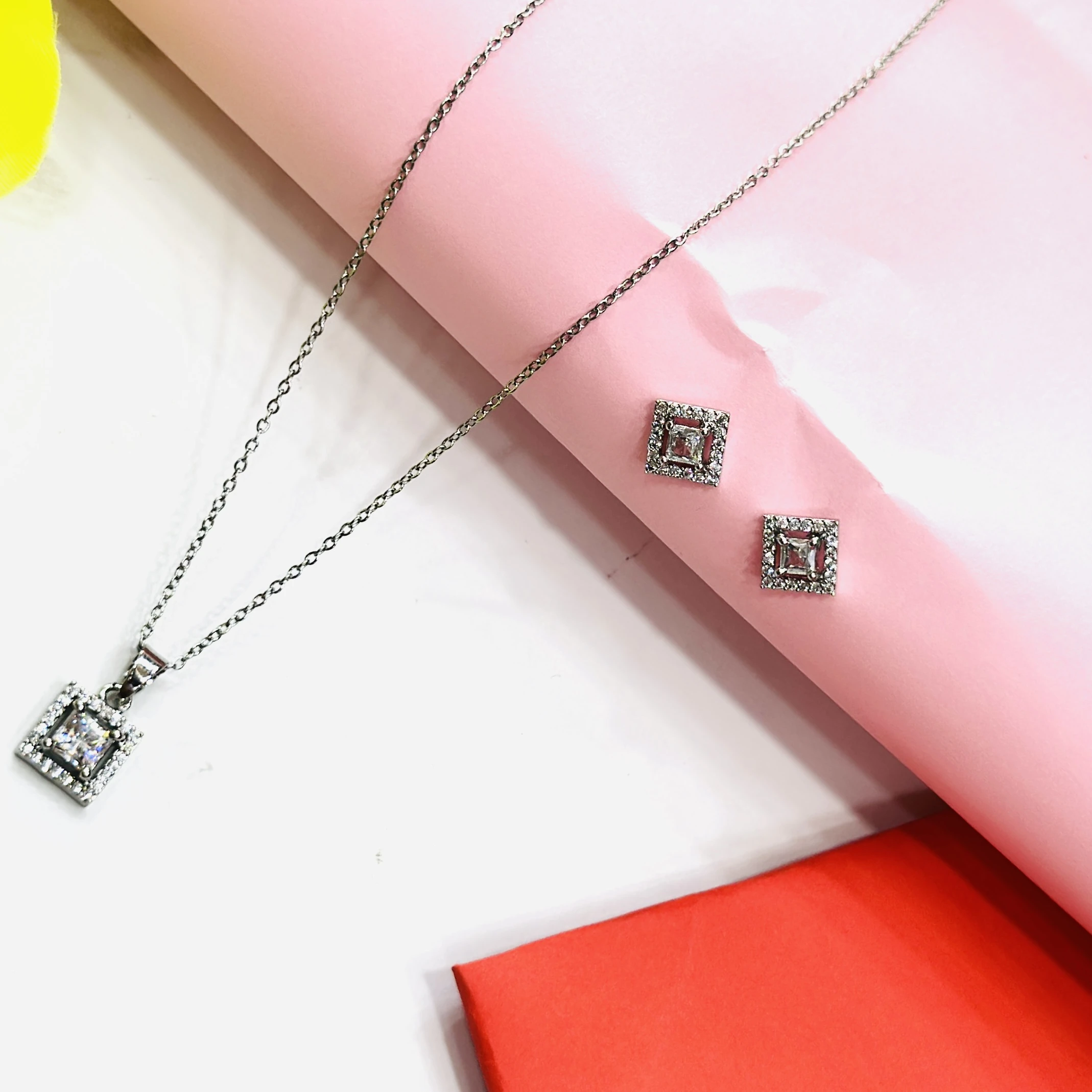 sterling silver necklace set