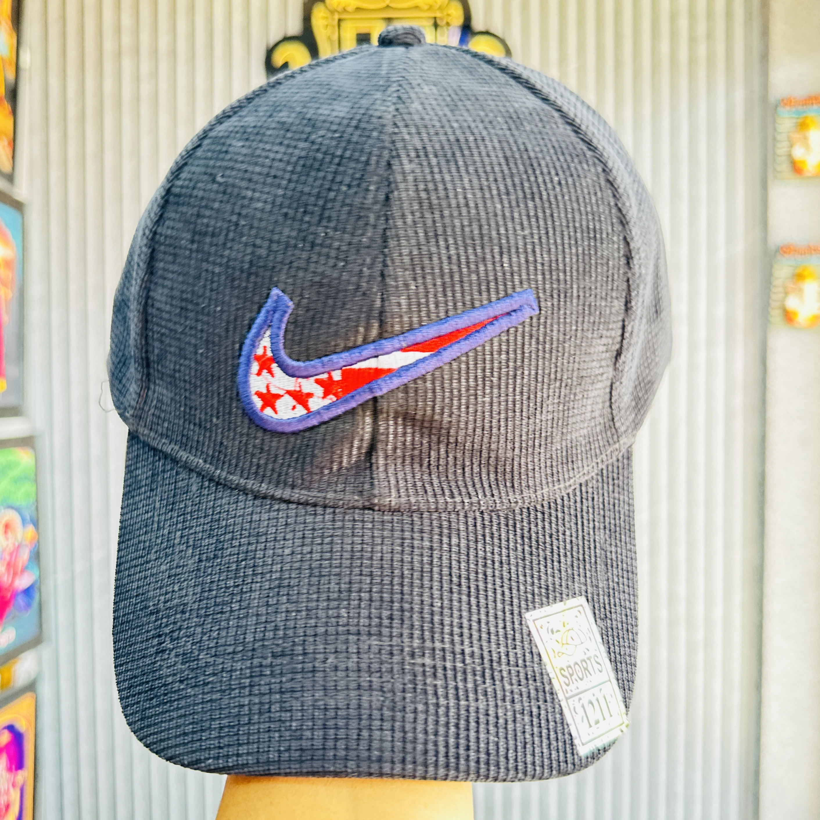 corduroy baseball cap