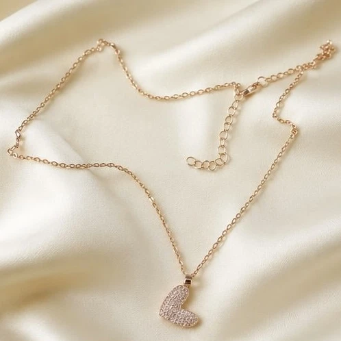 Rose  gold-plated necklace