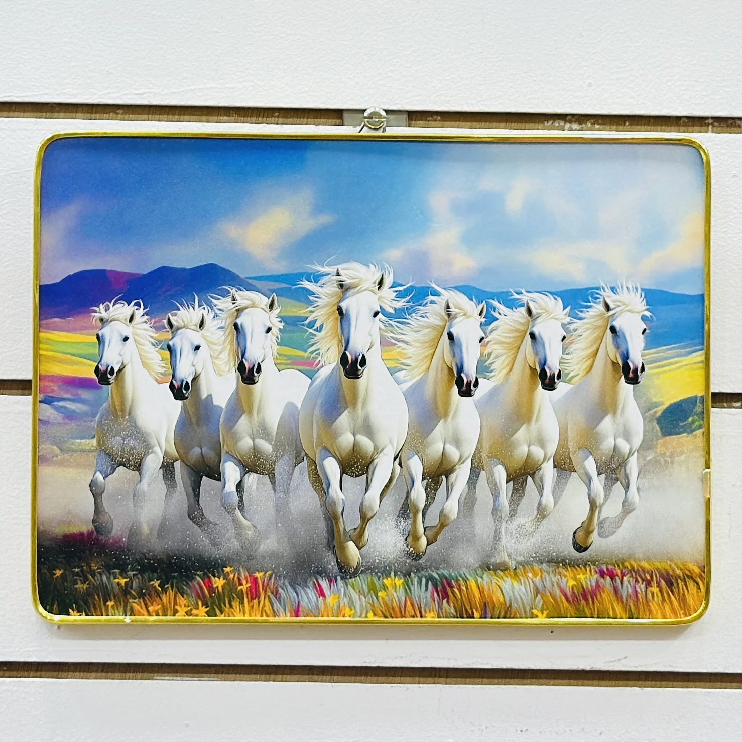 Seven Horses Vastu Painting…… R8HZRX