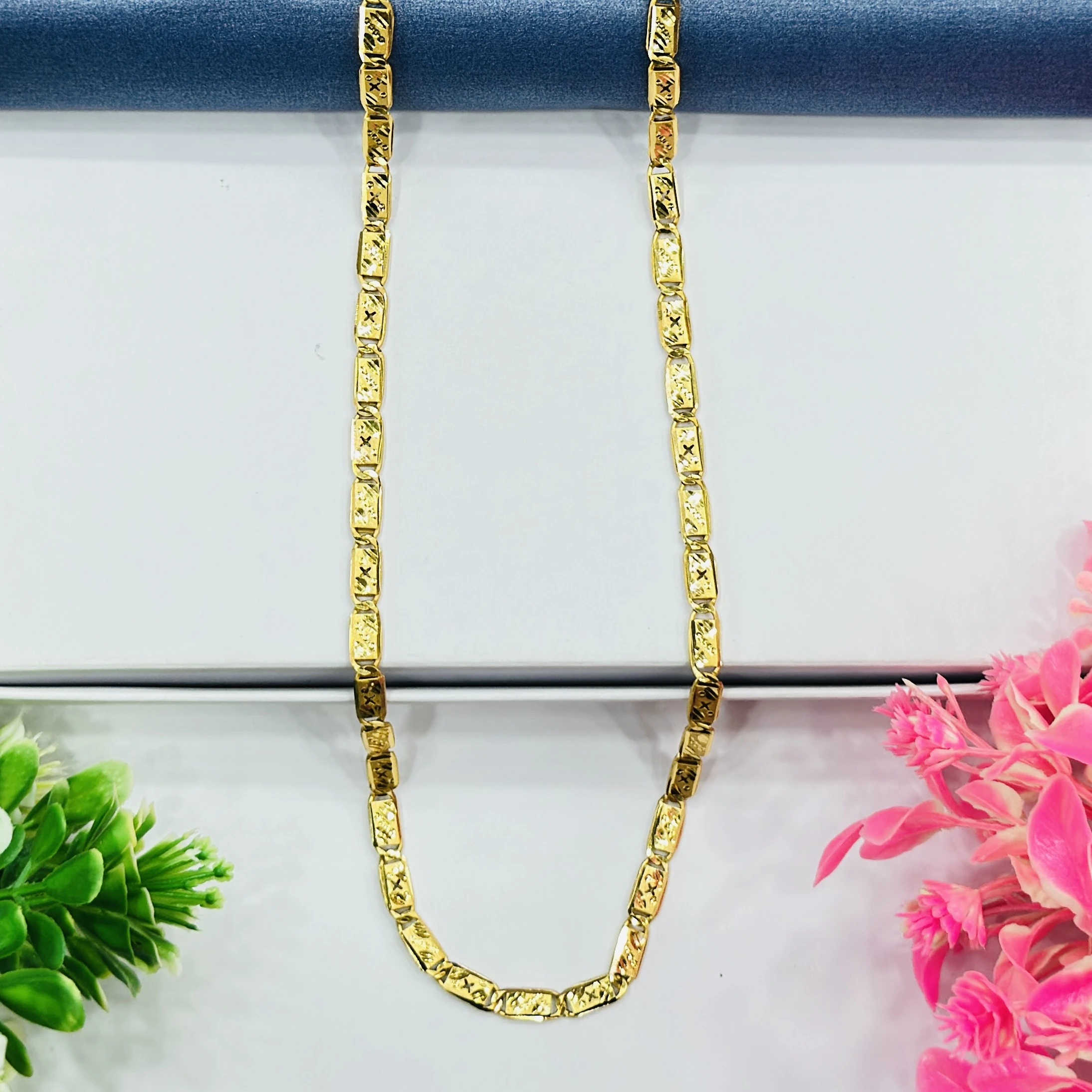 Traditional Navabi gold-plated chain