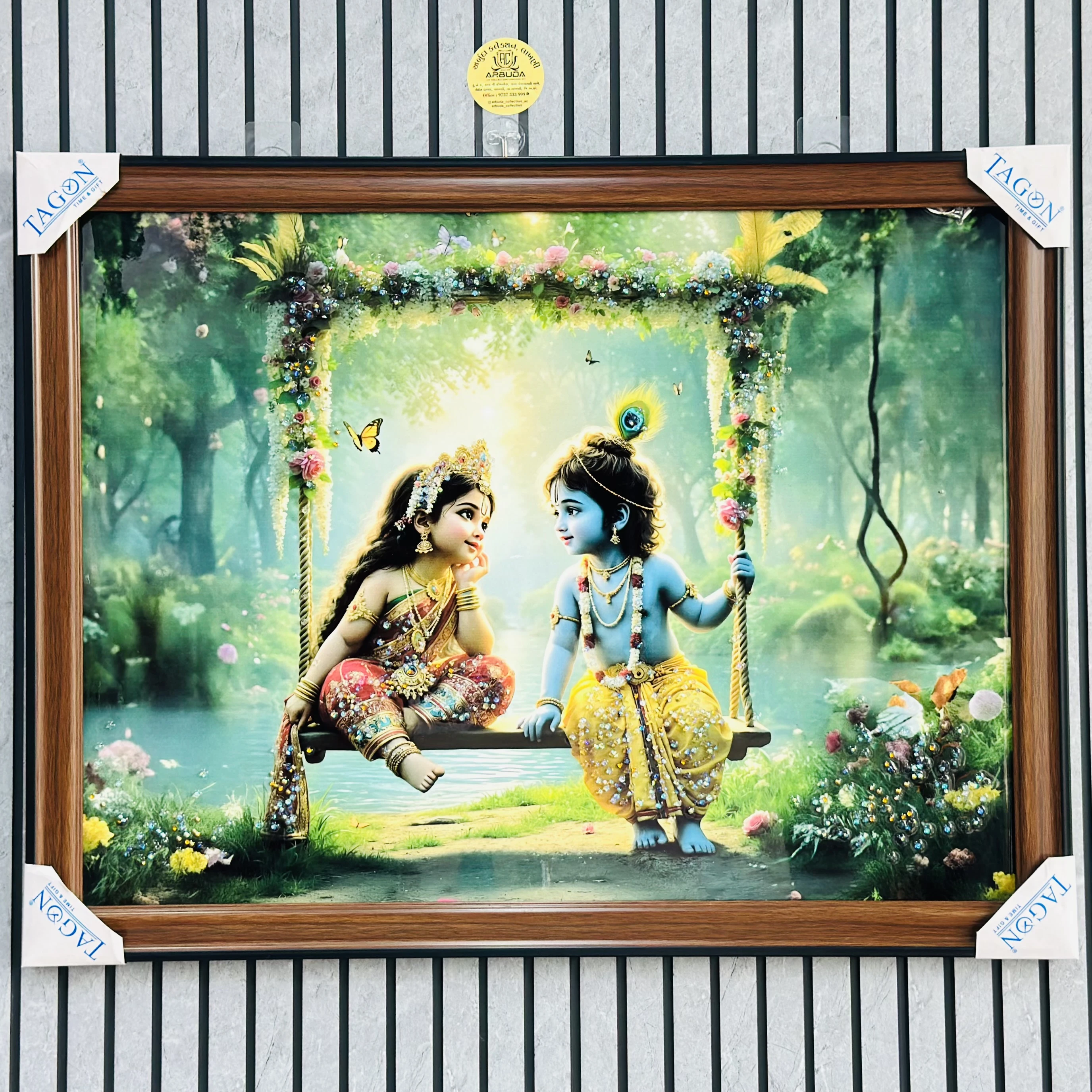 Little Radha Krishna Frame (SKU-FZXN09)