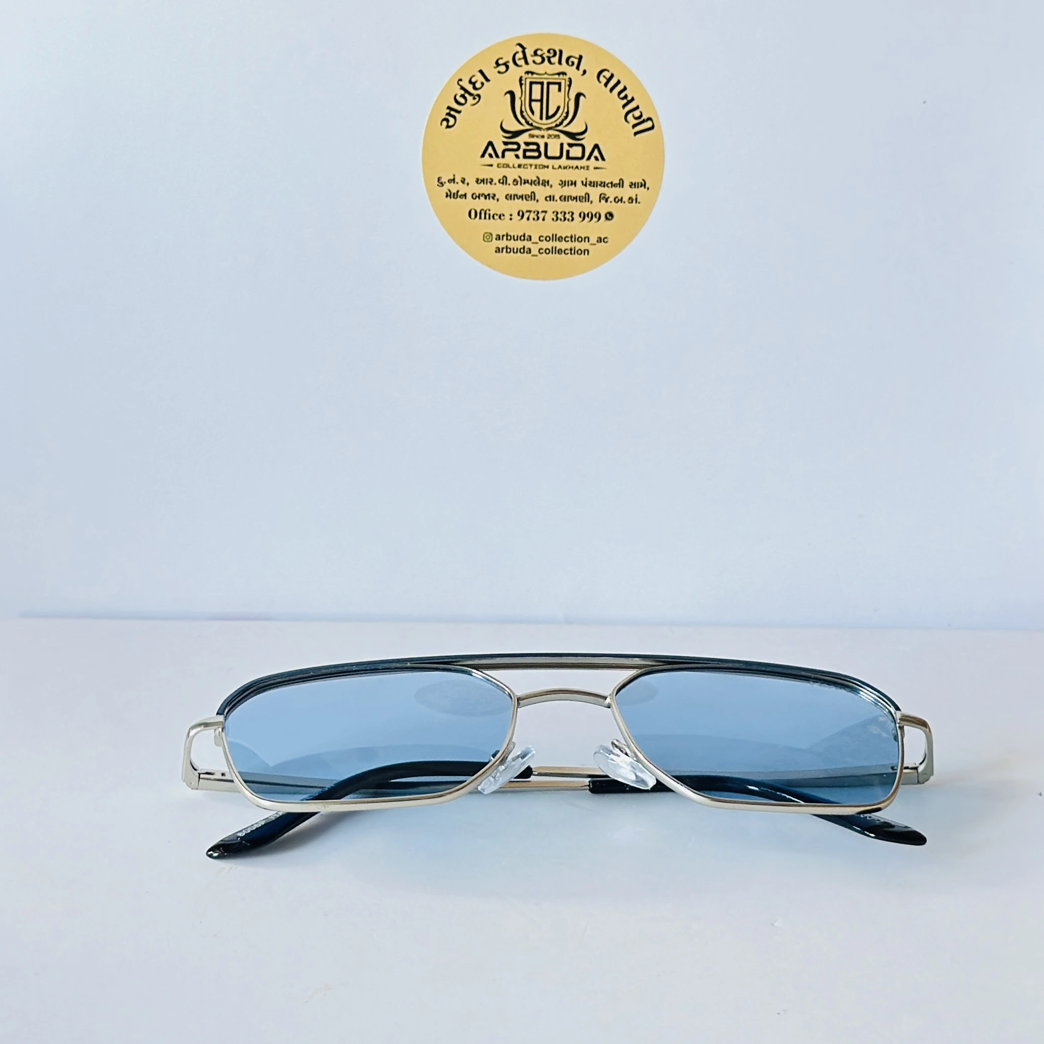 Giordano blue square sunglasses