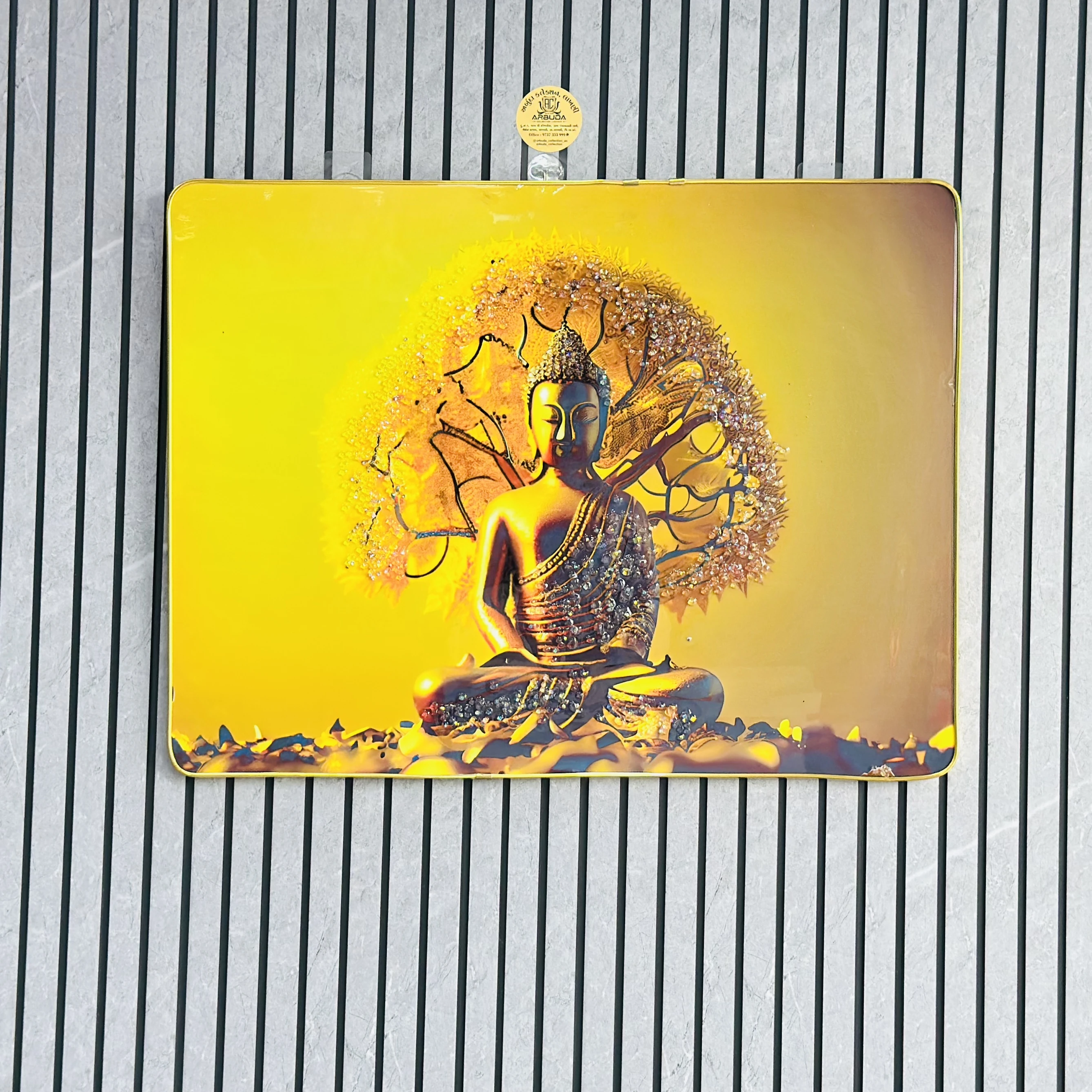 Gautam buddha wall art (SKU -D8JWN5)