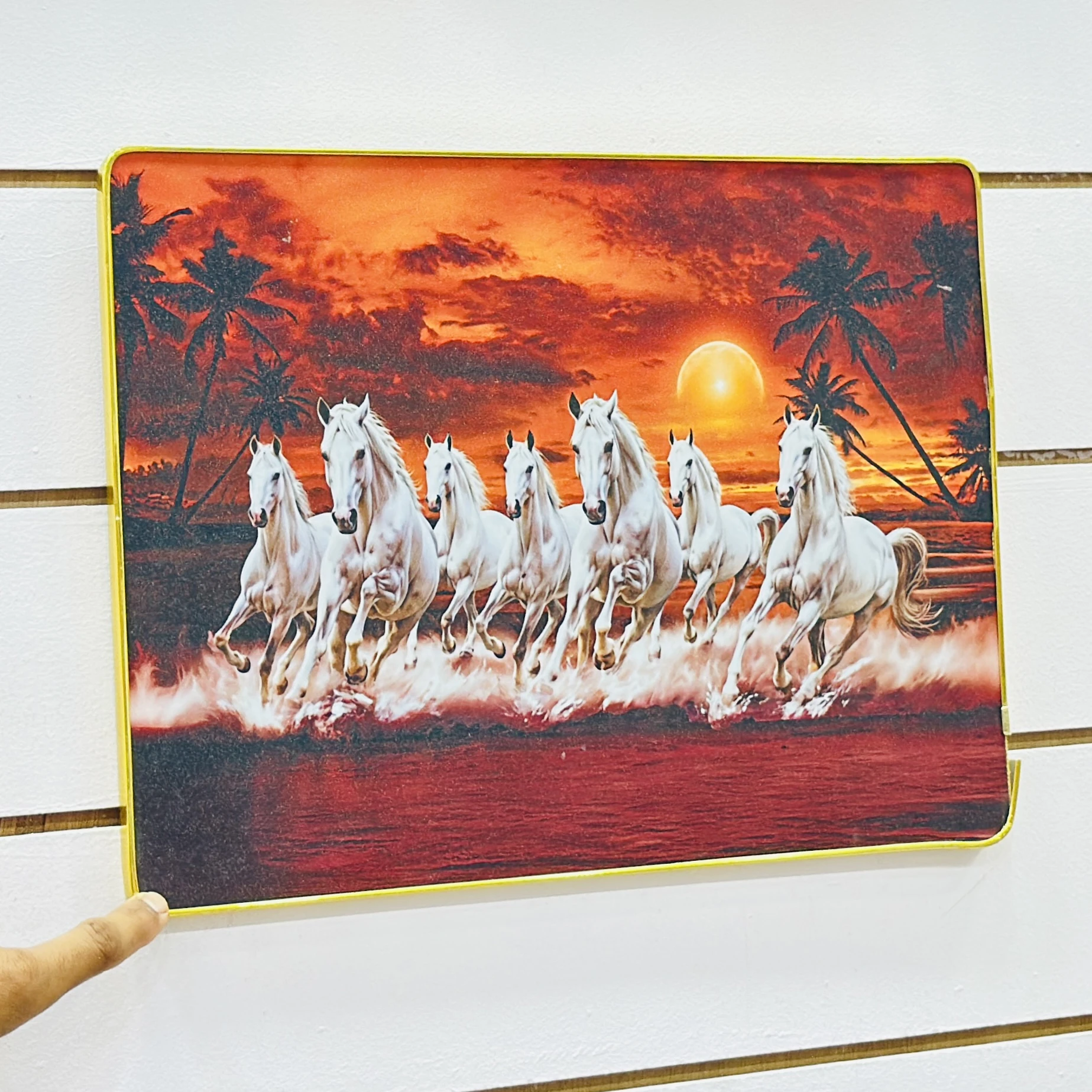Seven Horse Vastu Painting……NQEN4E