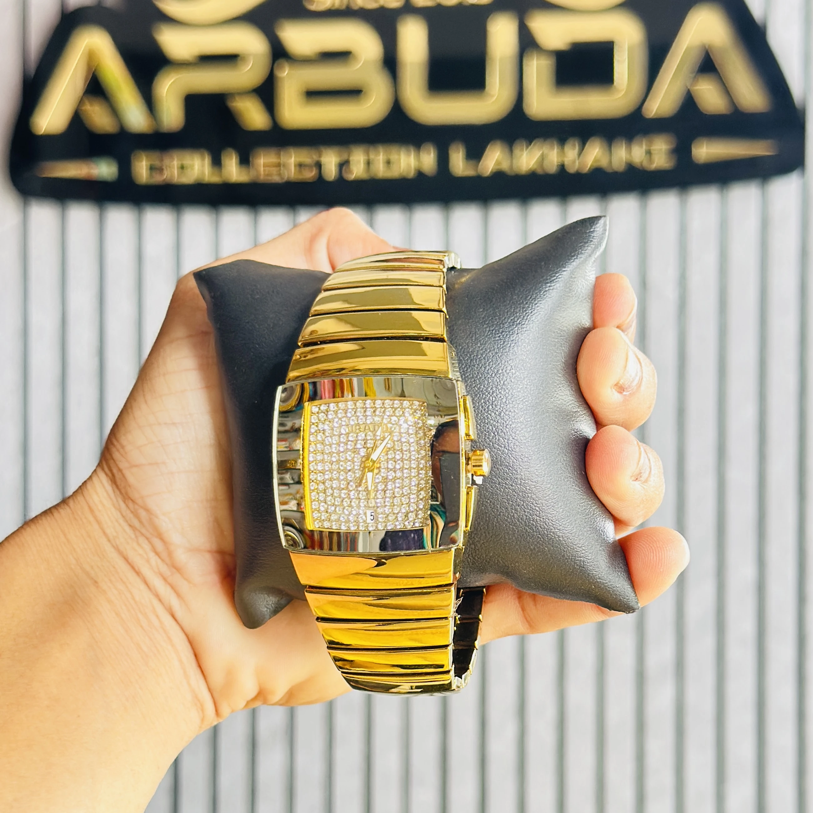 Gold tone Rado Sintra Jubilé quartz watch