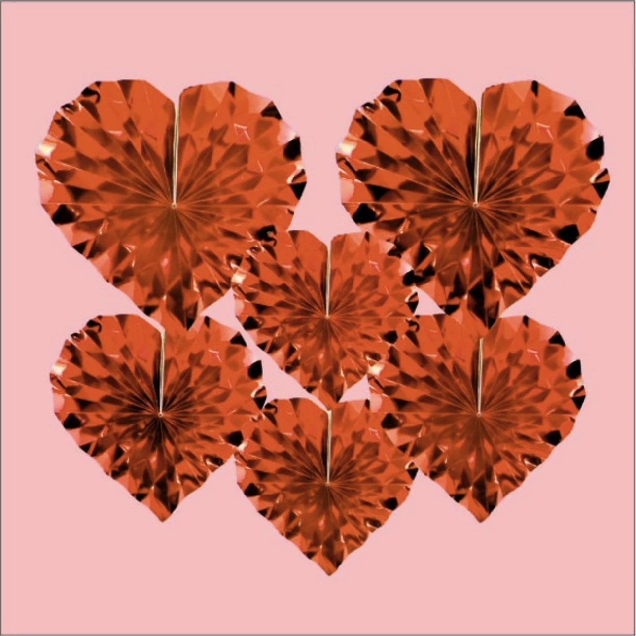 package of heart-shaped paper