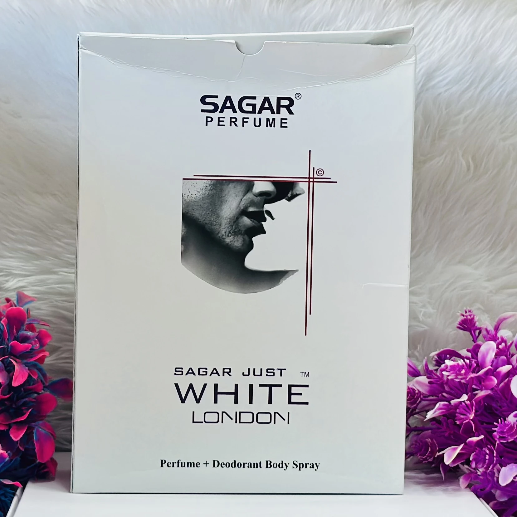 Sagar Just White London Perfume & Deodorant Combo.