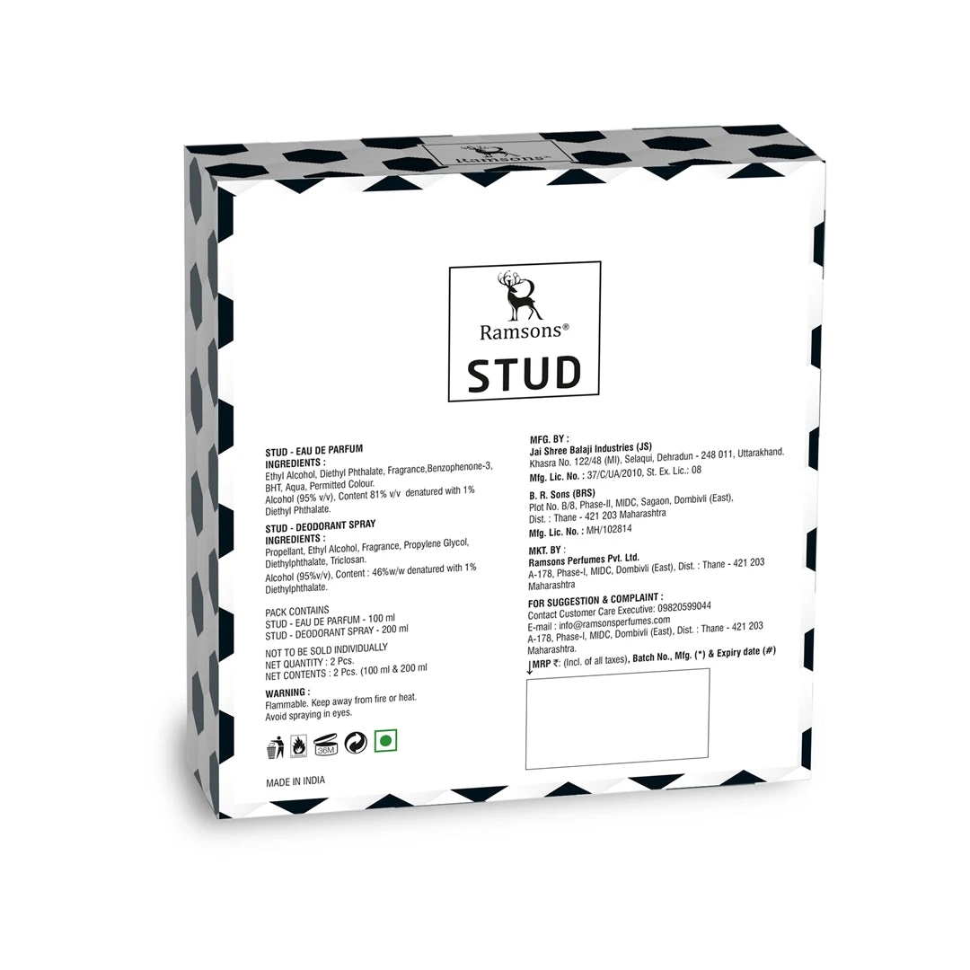 STUD gift set perfume