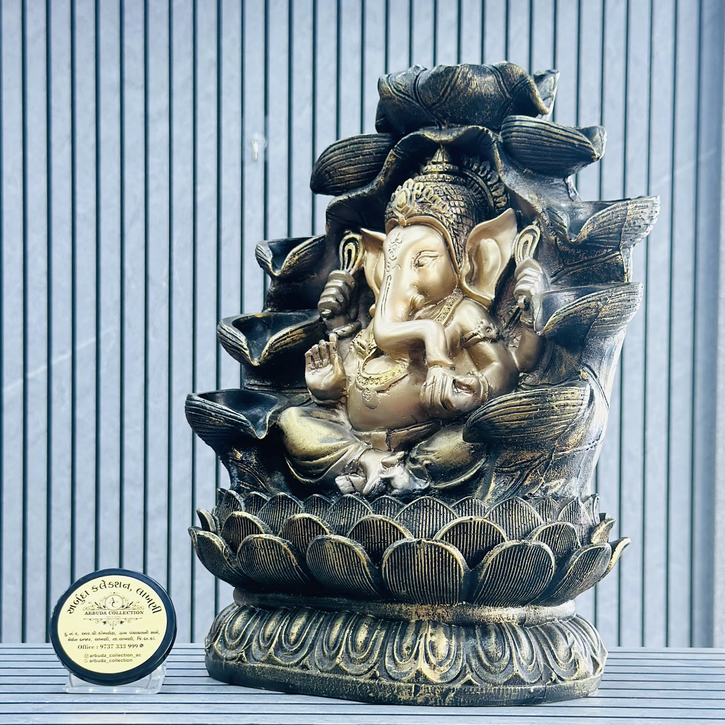 Ganesha tabletop water fountain
