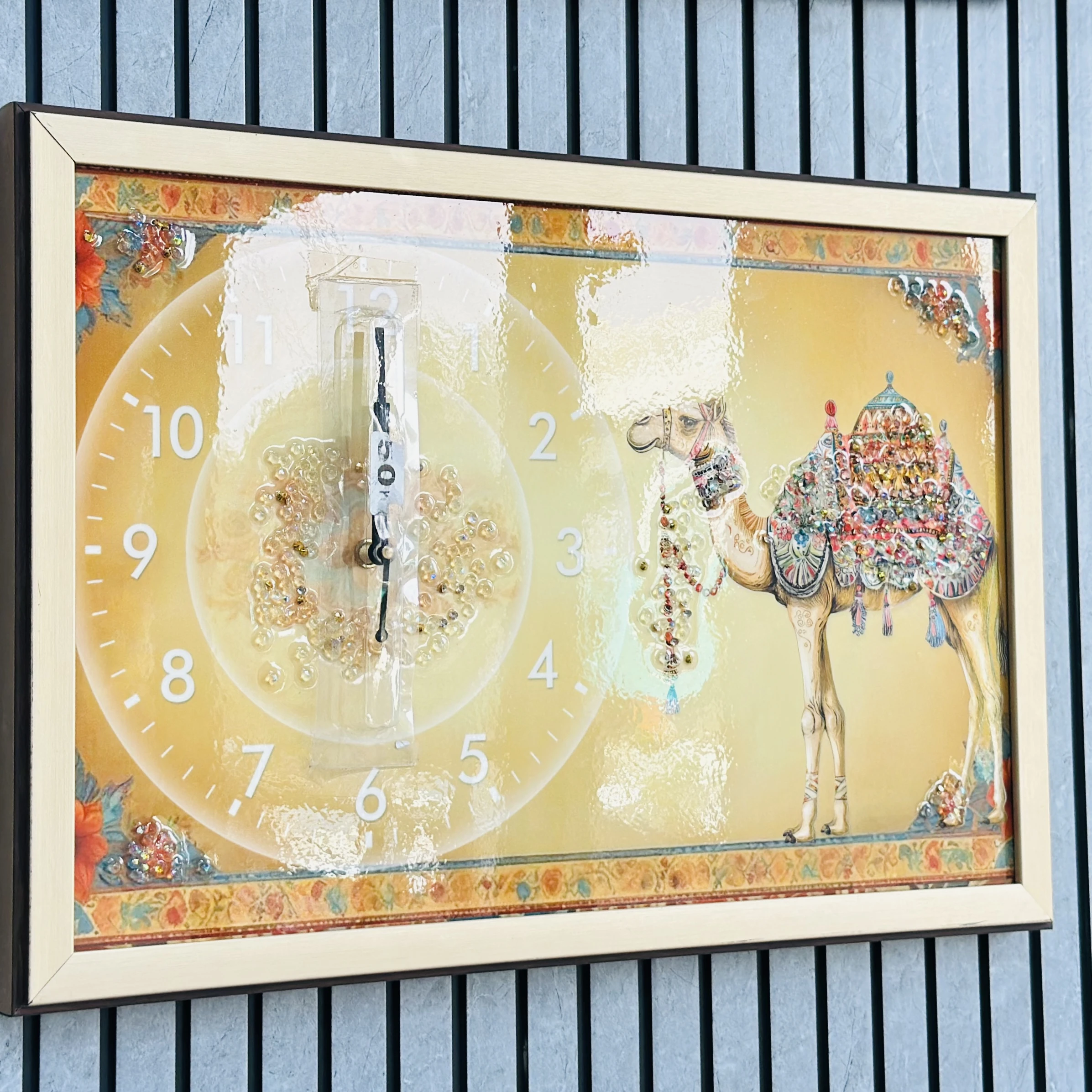 Rajasthani Camel Traditional Wall Clock(SKU-A1OTZB)