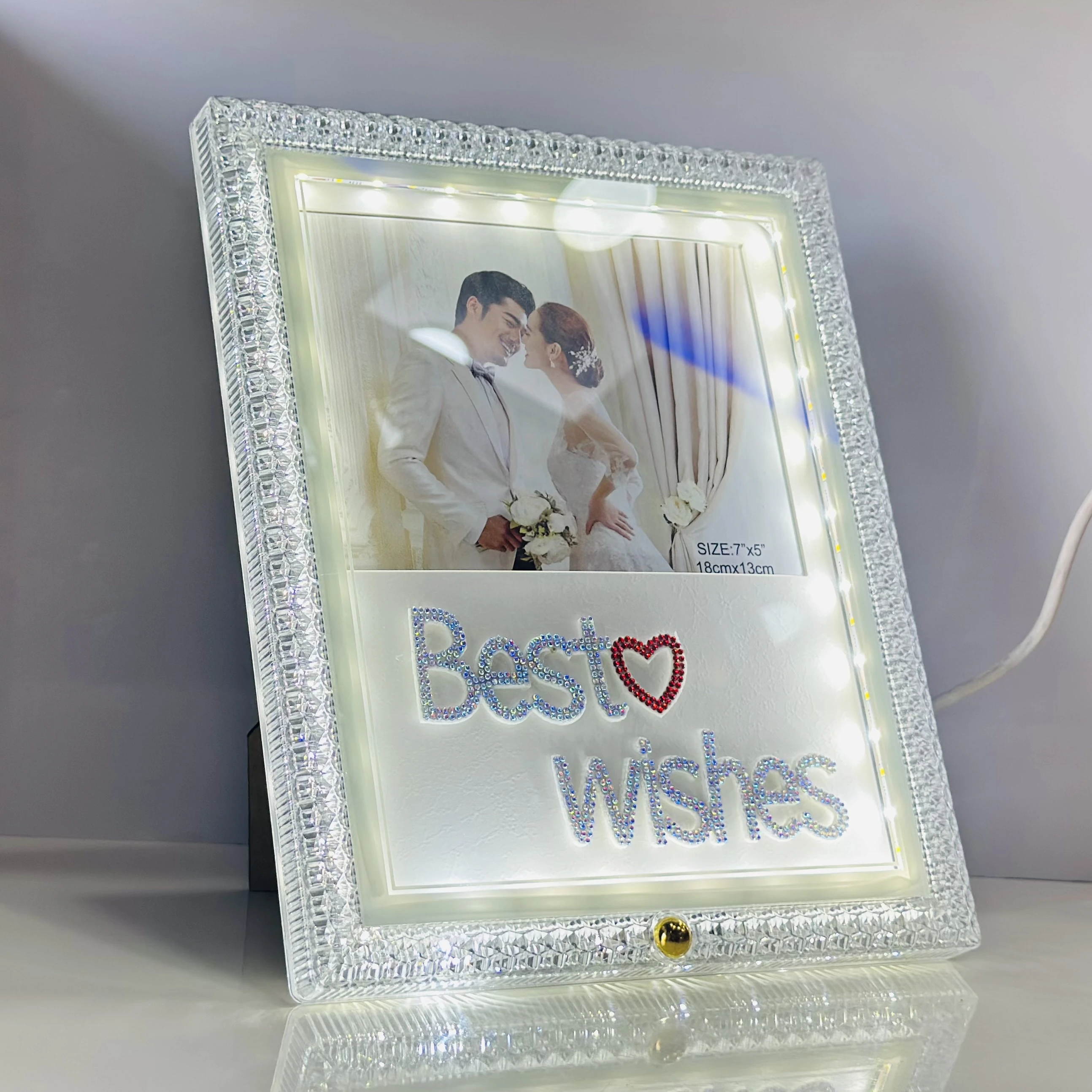 Best Wishes LED Digital Picture Frame(SKU-Q7V47D)