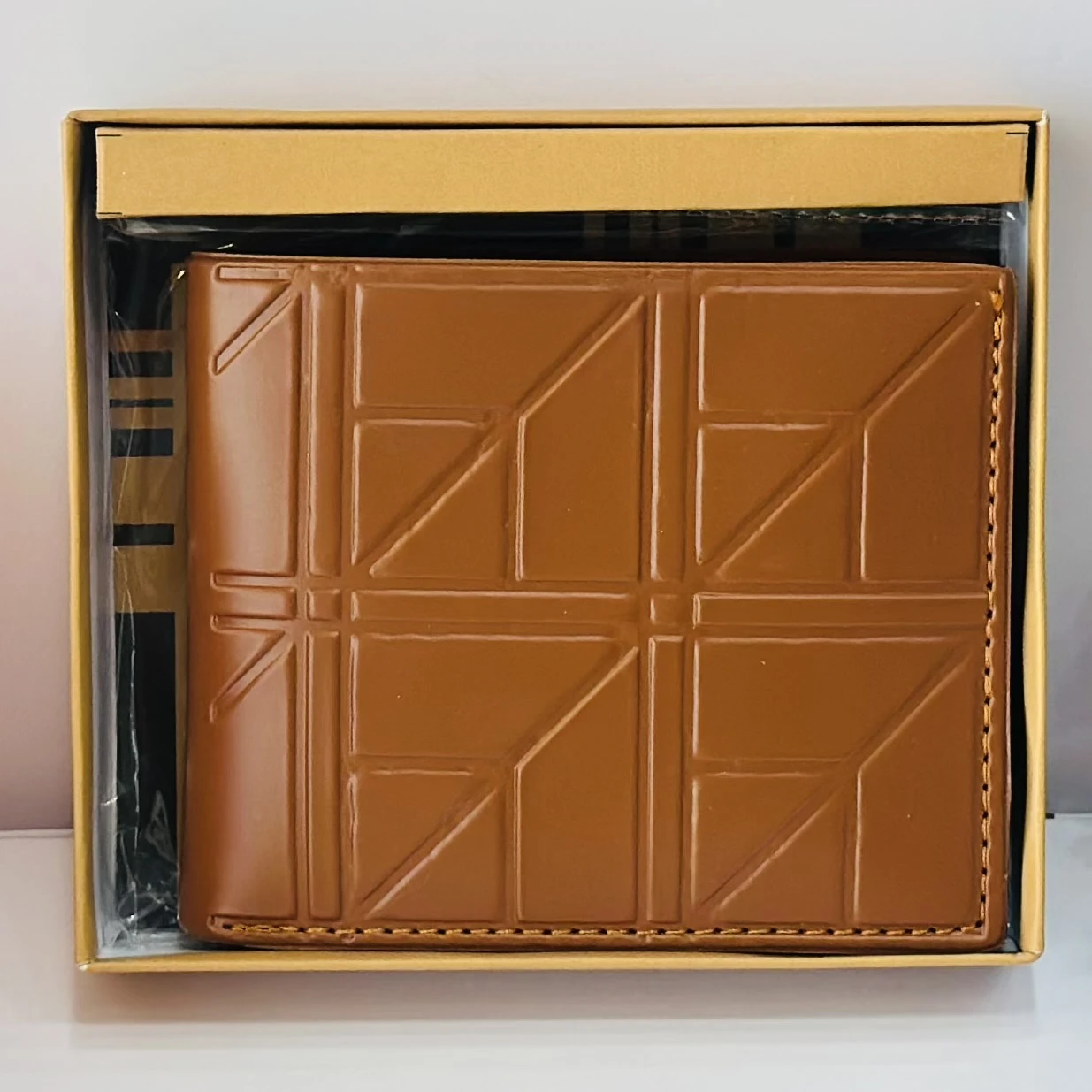 Bovi's Men Brown Genuine Leather Wallet.